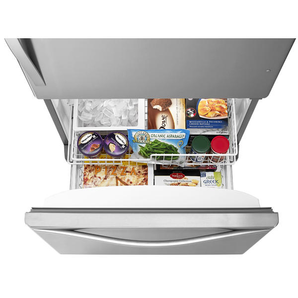 Whirlpool Wrb329dmbm 19 Cu Ft Single Door Bottom Freezer