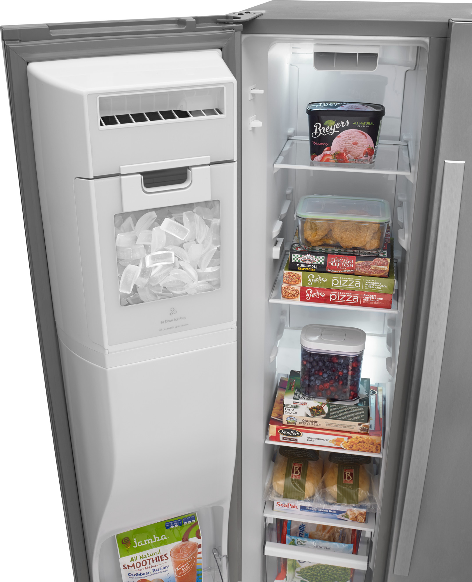 includes delivery and hookup CounterDepth SidebySide Refrigerator in