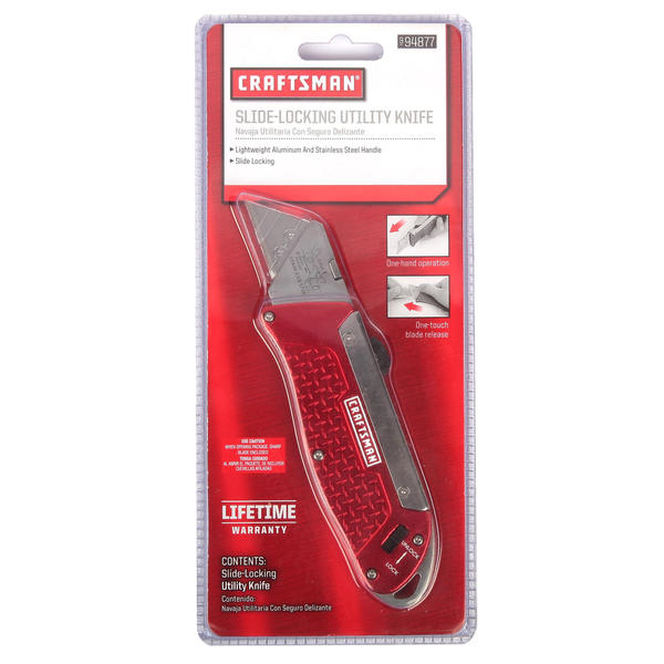Craftsman 80701 Slide Locking Utility Knife Sears Hometown Stores