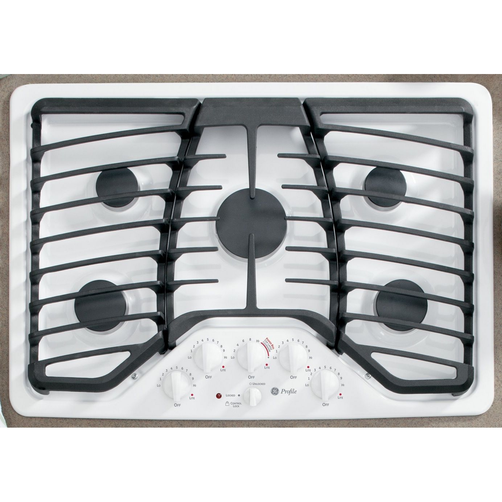 GE PGP953DET1WW Gas Cooktop