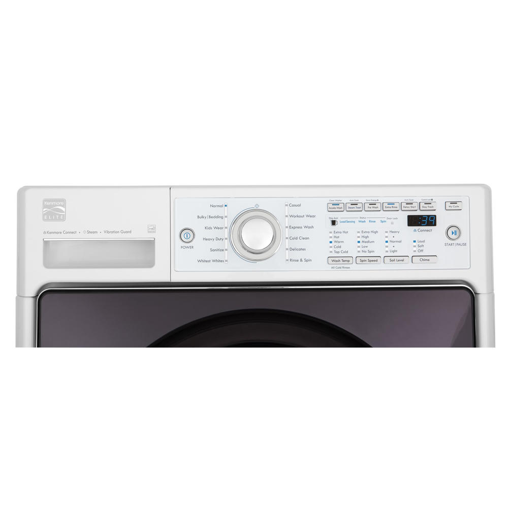 Kenmore Elite 41472 4 0 Cu Ft Front Load Steam Washer White