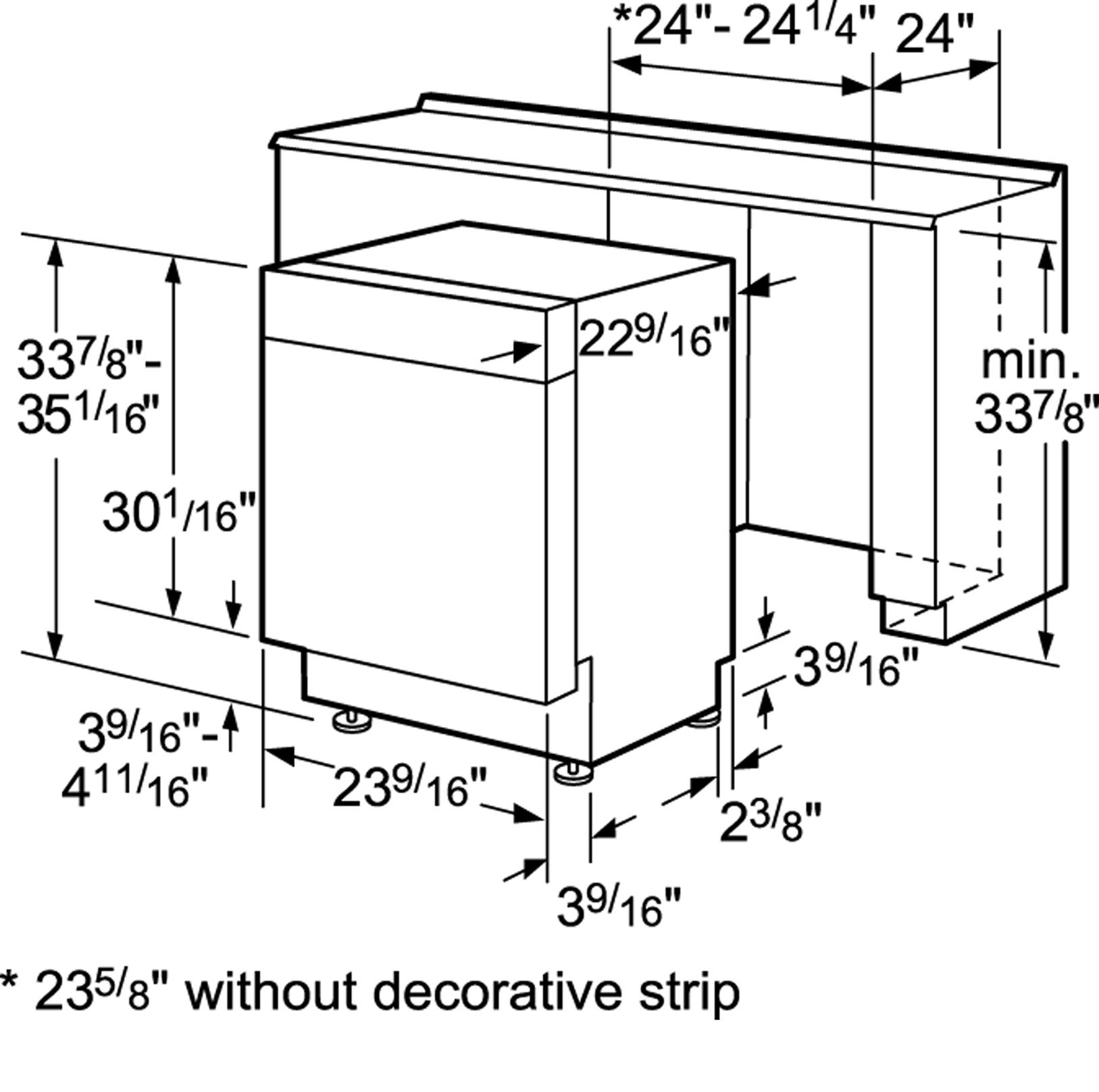 Bosch Dishwasher Dimensions