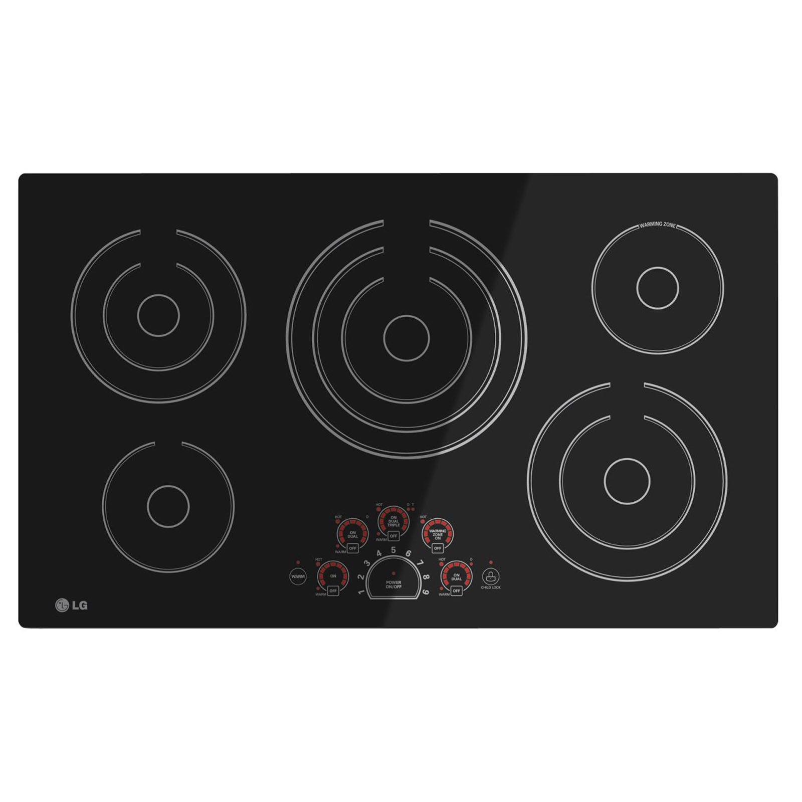 LG LCE3610SB Cooktop