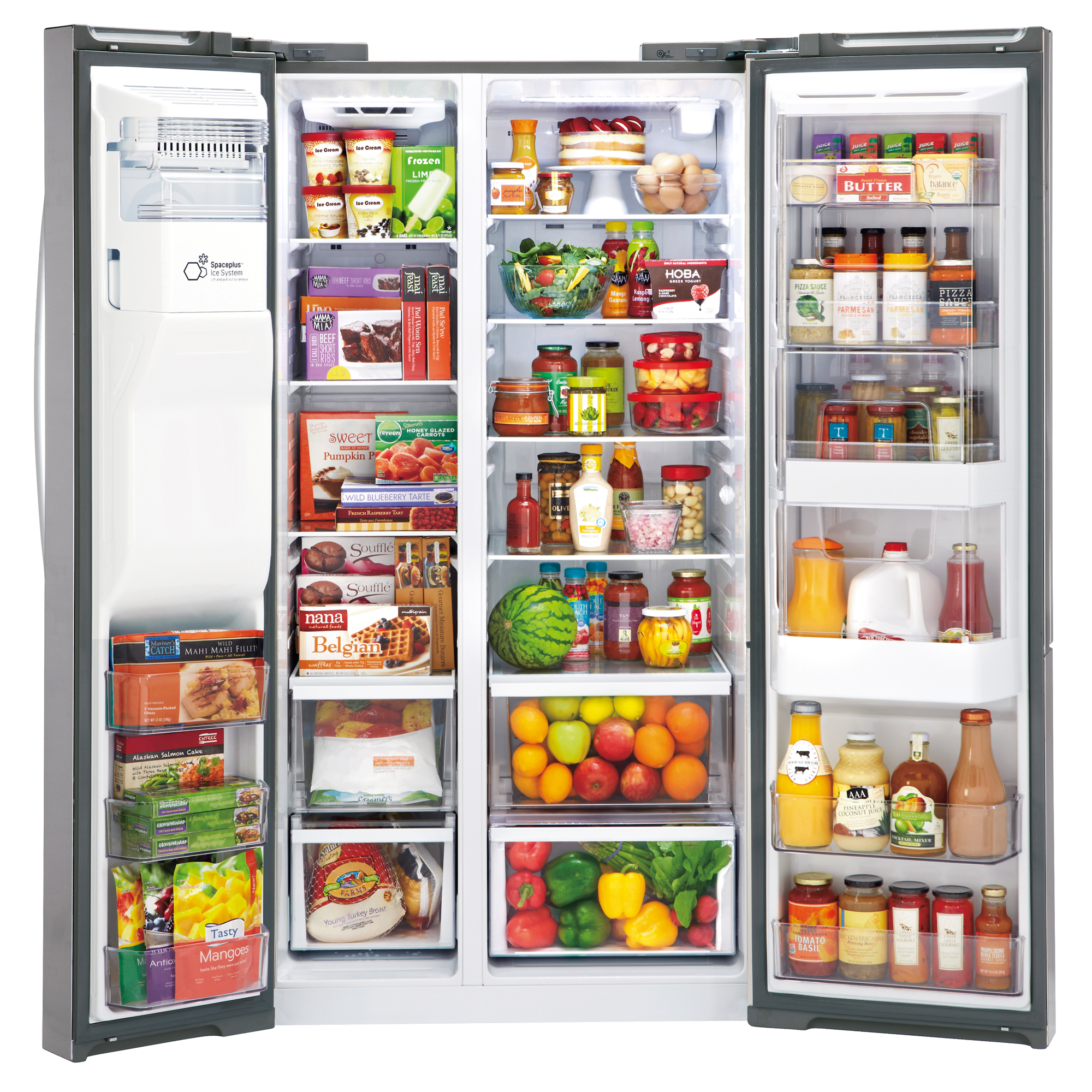 Lg Lsxs26366s 26 1 Cu Ft Side By Side Refrigerator Stainless