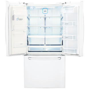 Lg Lfxs24623w 24 2 Cu Ft Capacity French Door Refrigerator W