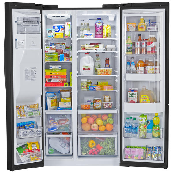 Kenmore 51839 26.1 cu.ft. Capacity SidebySide Refrigerator w/ GrabN