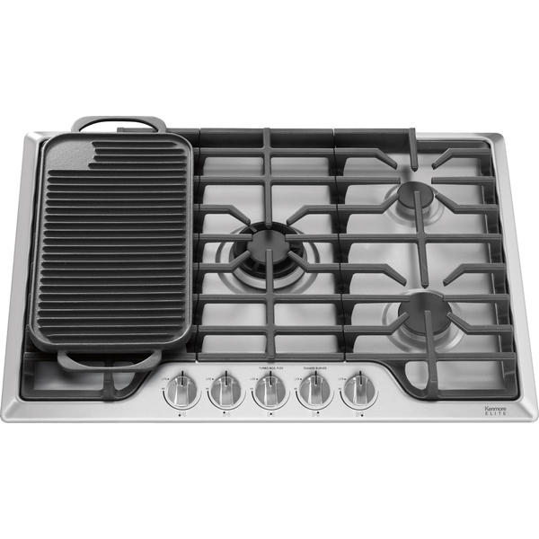 Kenmore Elite 32703 30 Gas Cooktop Stainless Steel Sears Home