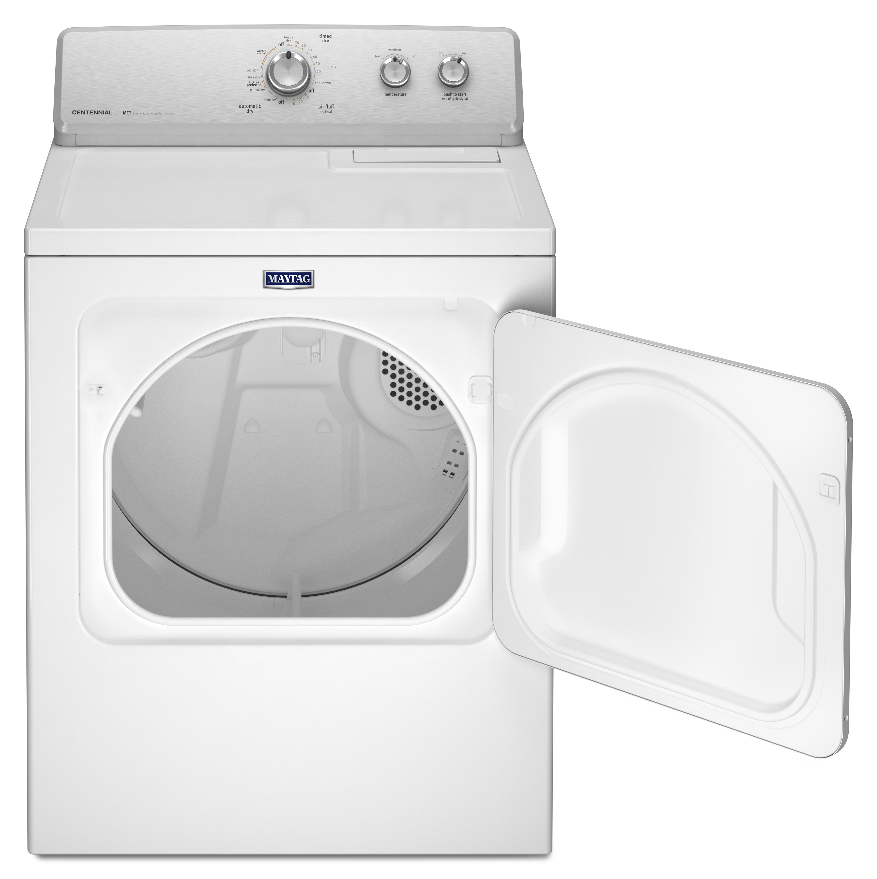 Maytag Medc215ew 7 0 Cu Ft Electric Dryer White Sears Outlet