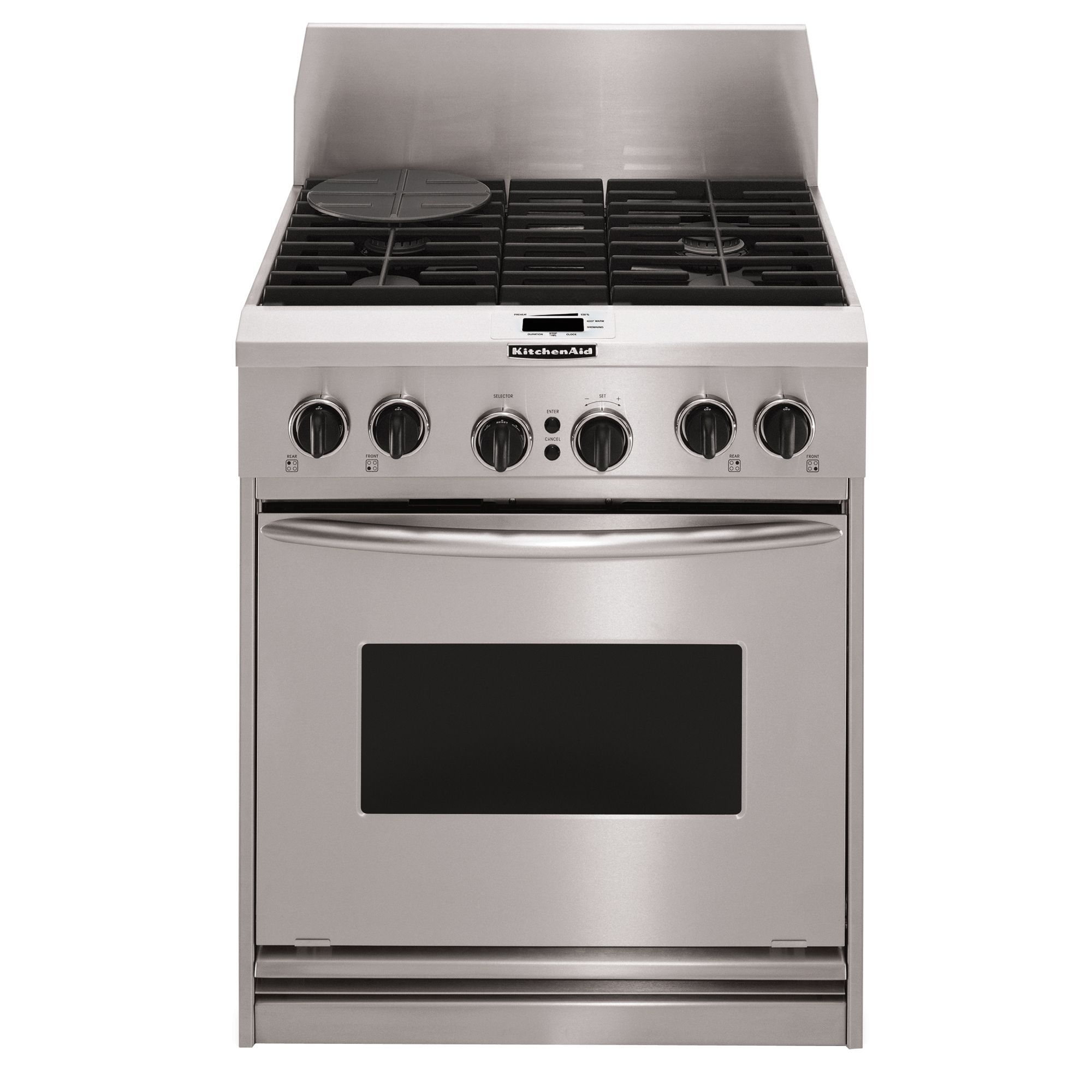 KitchenAid KDRP407HSS08 Dual-Fuel Freestanding Range