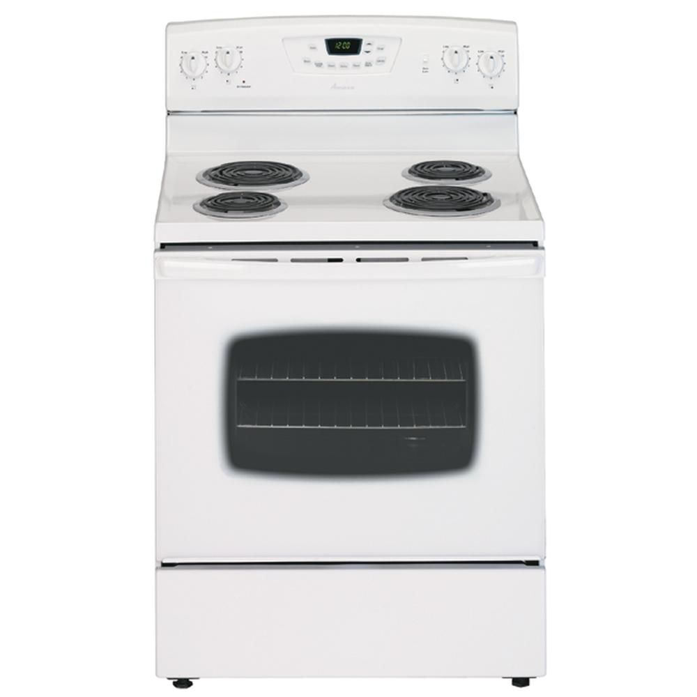 Amana AER5515QAW Electric Freestanding Range