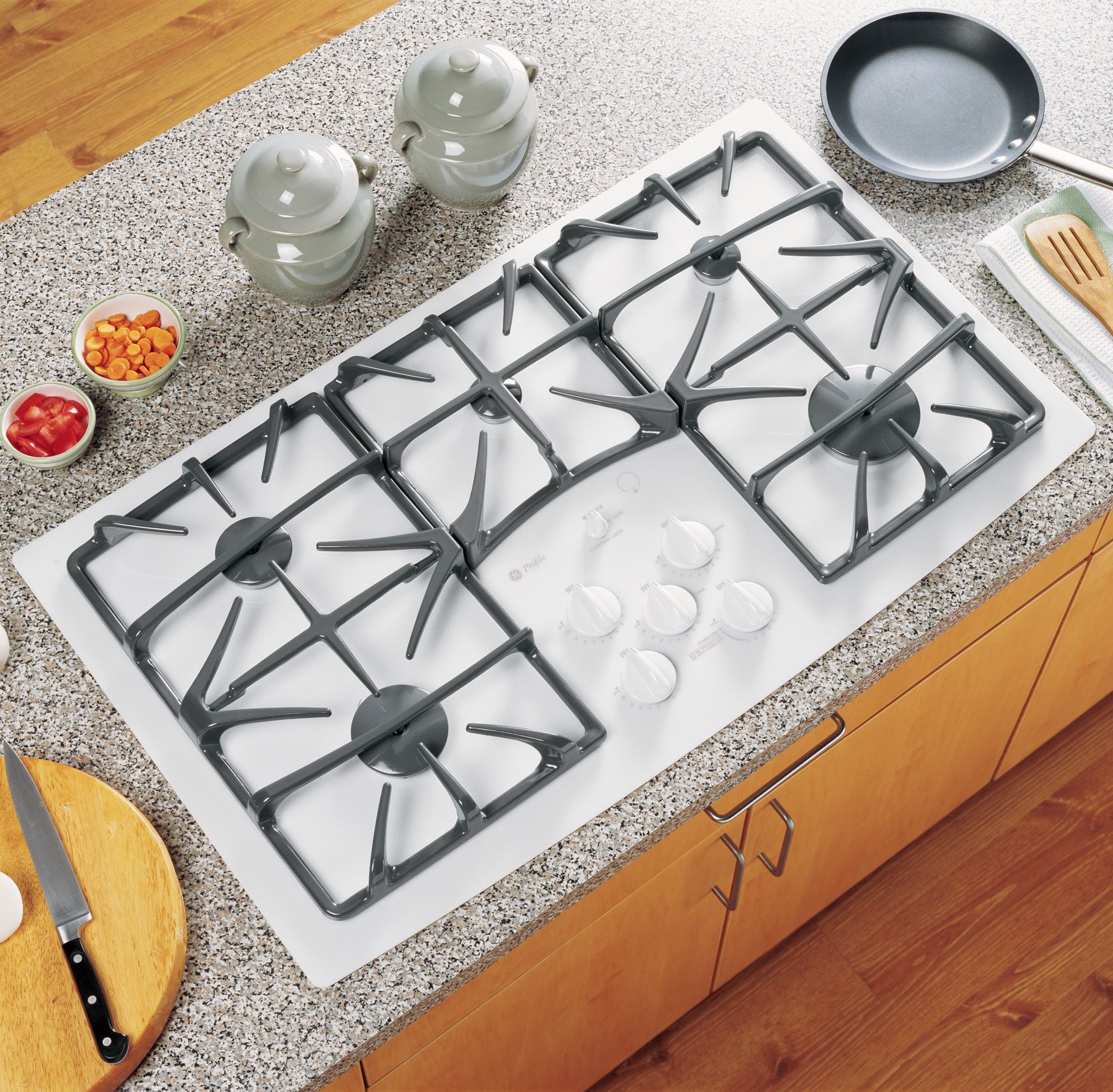 GE JGP970TEK2WW Gas Cooktop