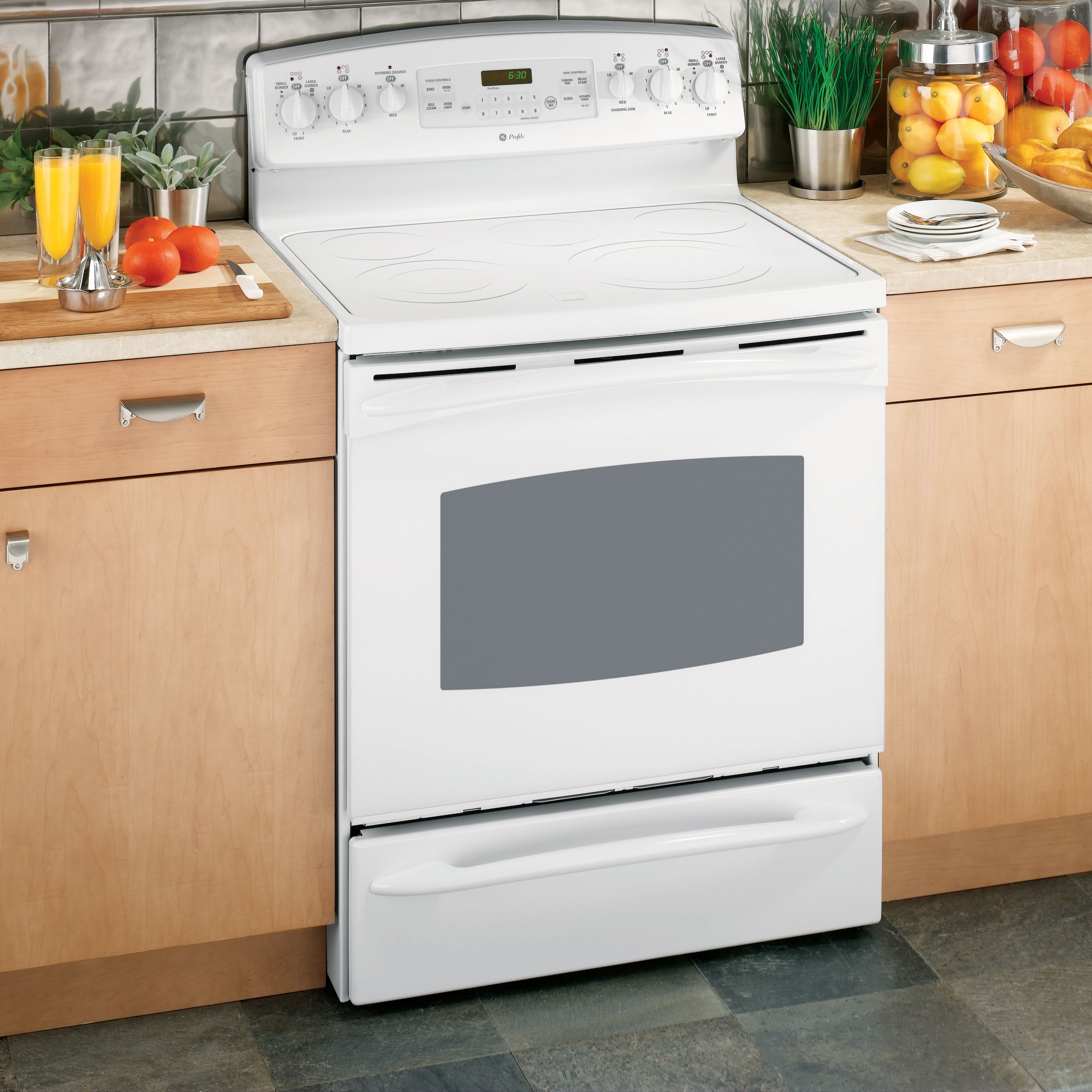 GE JB900TK5WW Electric Range