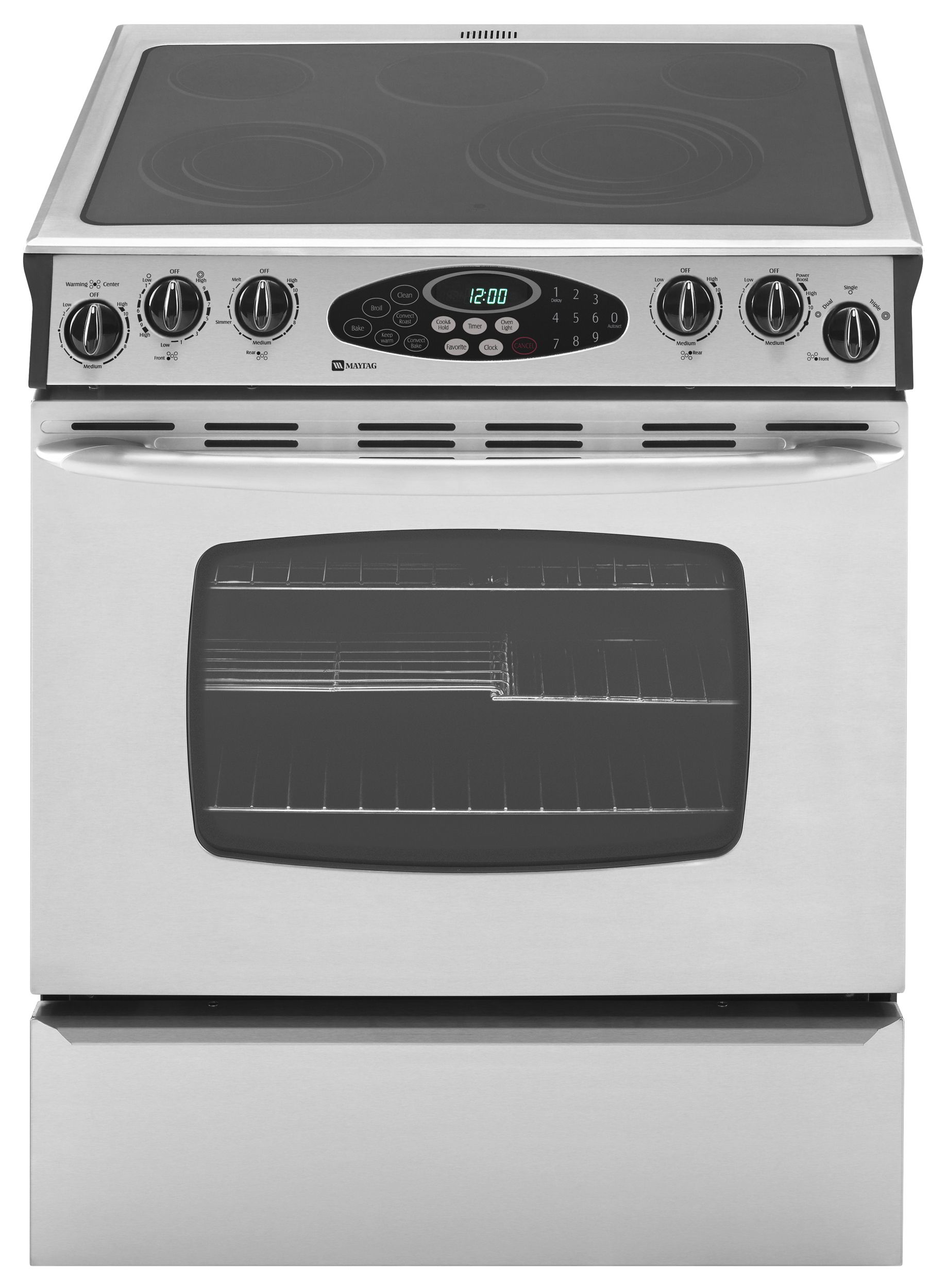 Maytag MES5875BAS21 30" Electric Slide-In Range