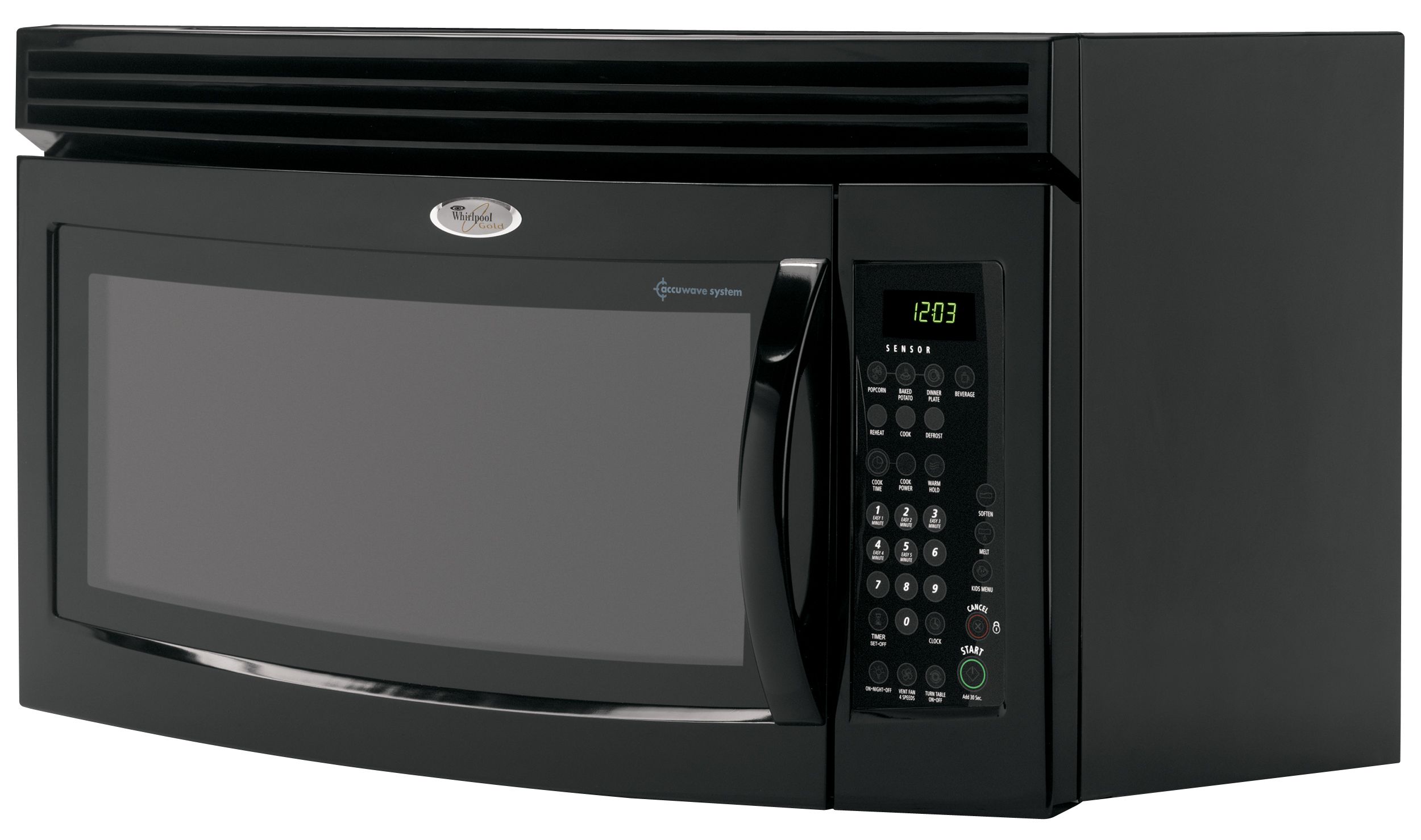 Whirlpool GH5184XPB3 Microwave/Hood Combo