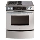 30" Electric Slide-In Range logo