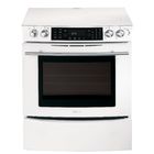 30" Electric Slide-In Range logo