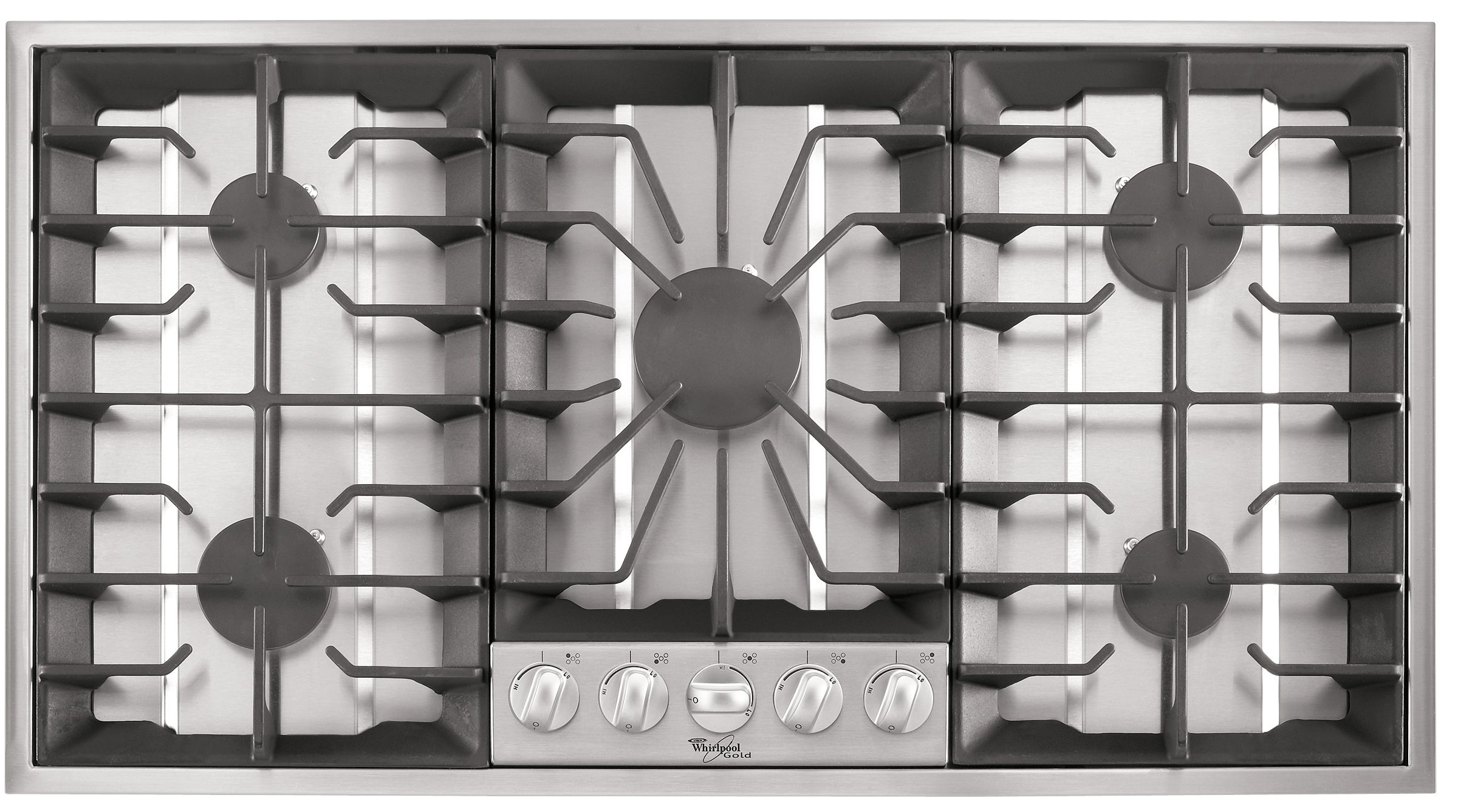 Whirlpool GLS3665RS03 36" Gas Cooktop