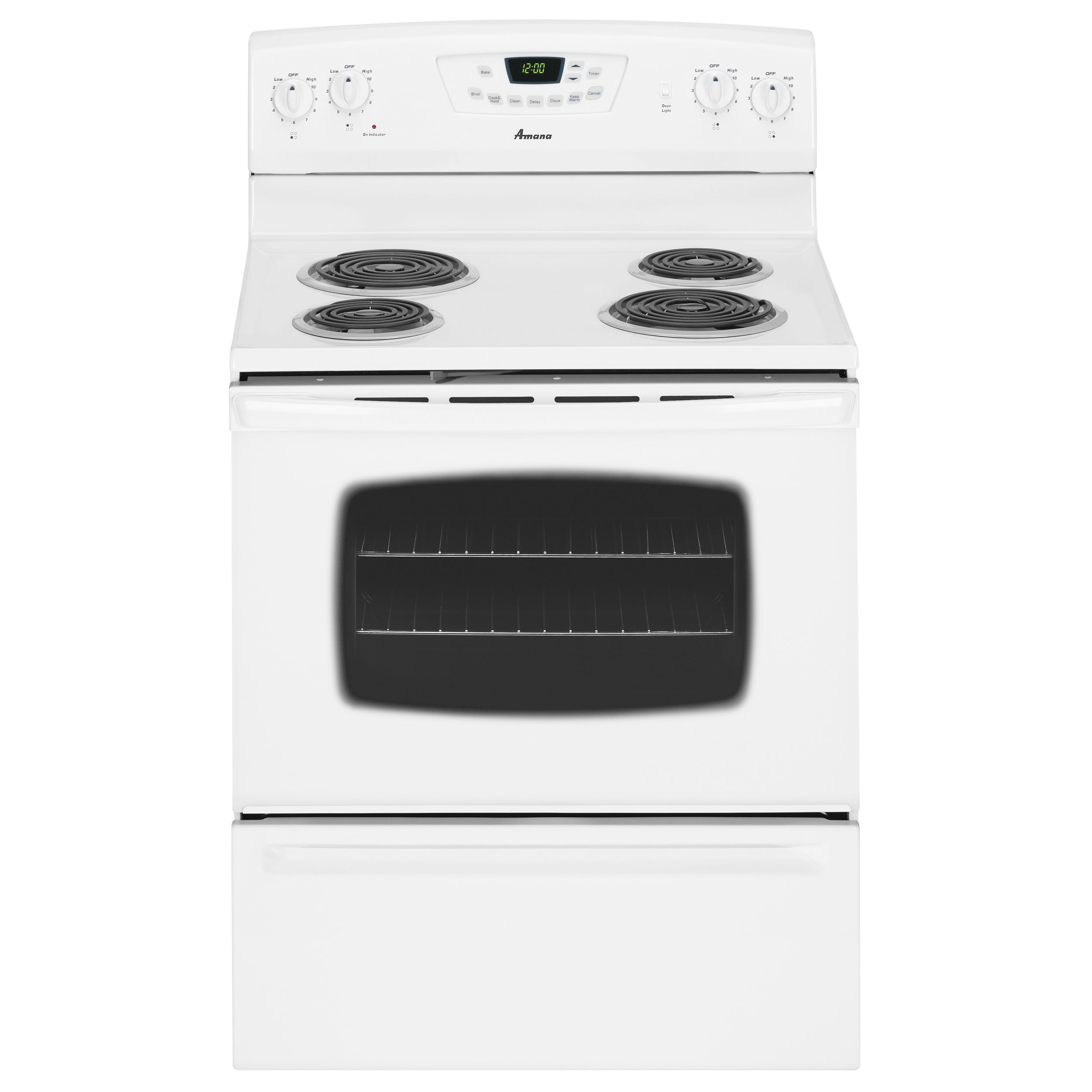 Amana AER5511BAW Electric Freestanding Range