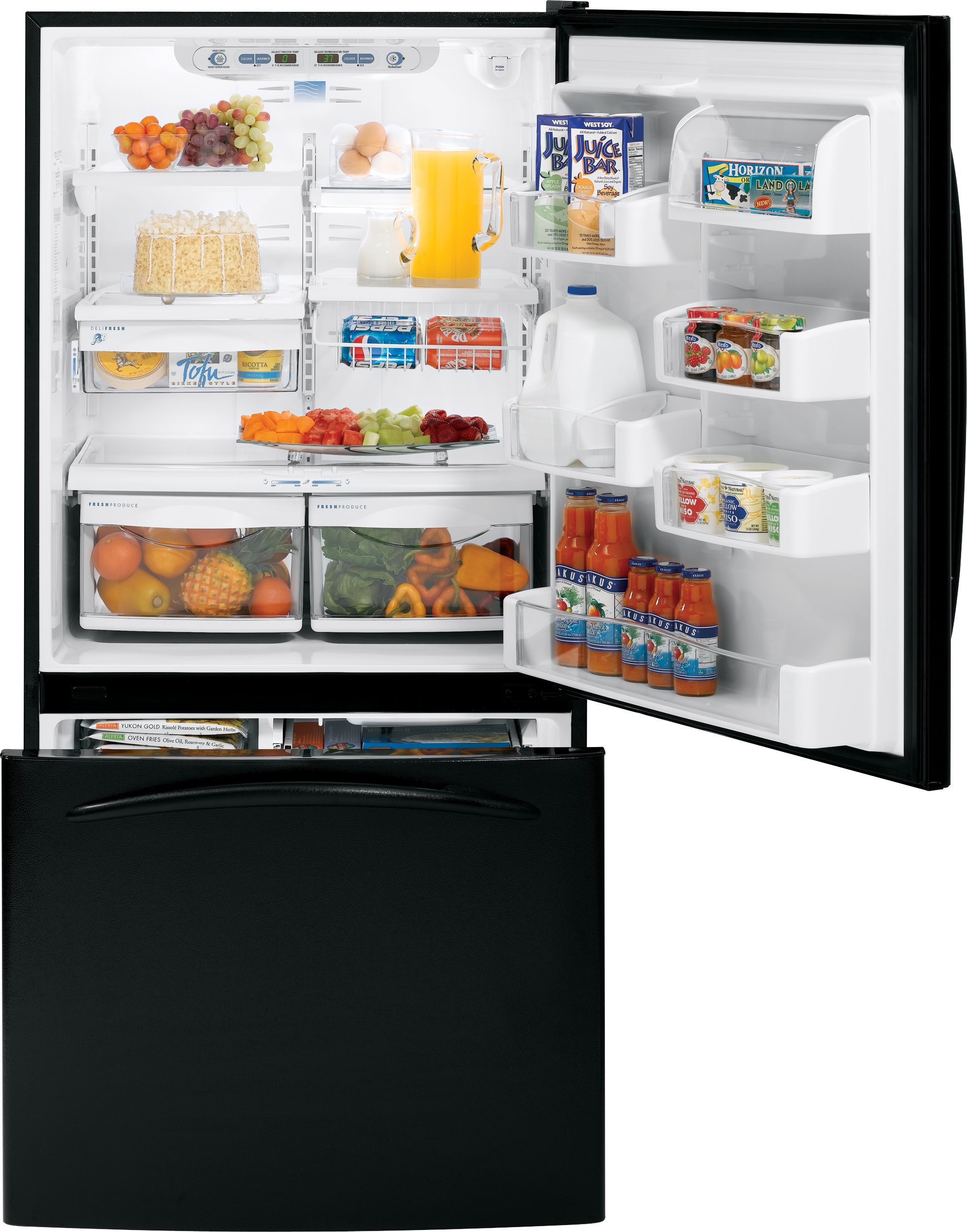GE PDS22MFSABB Bottom-Mount Refrigerator