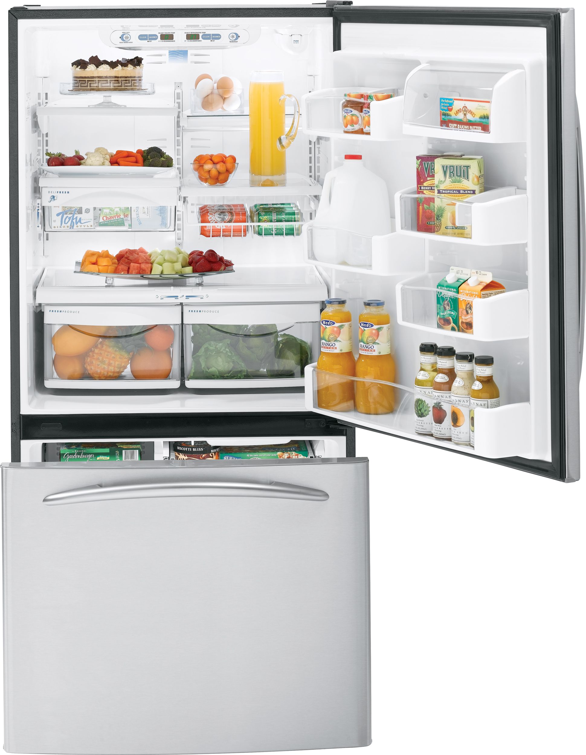 GE PDS20SFSDRSS Bottom-Mount Refrigerator