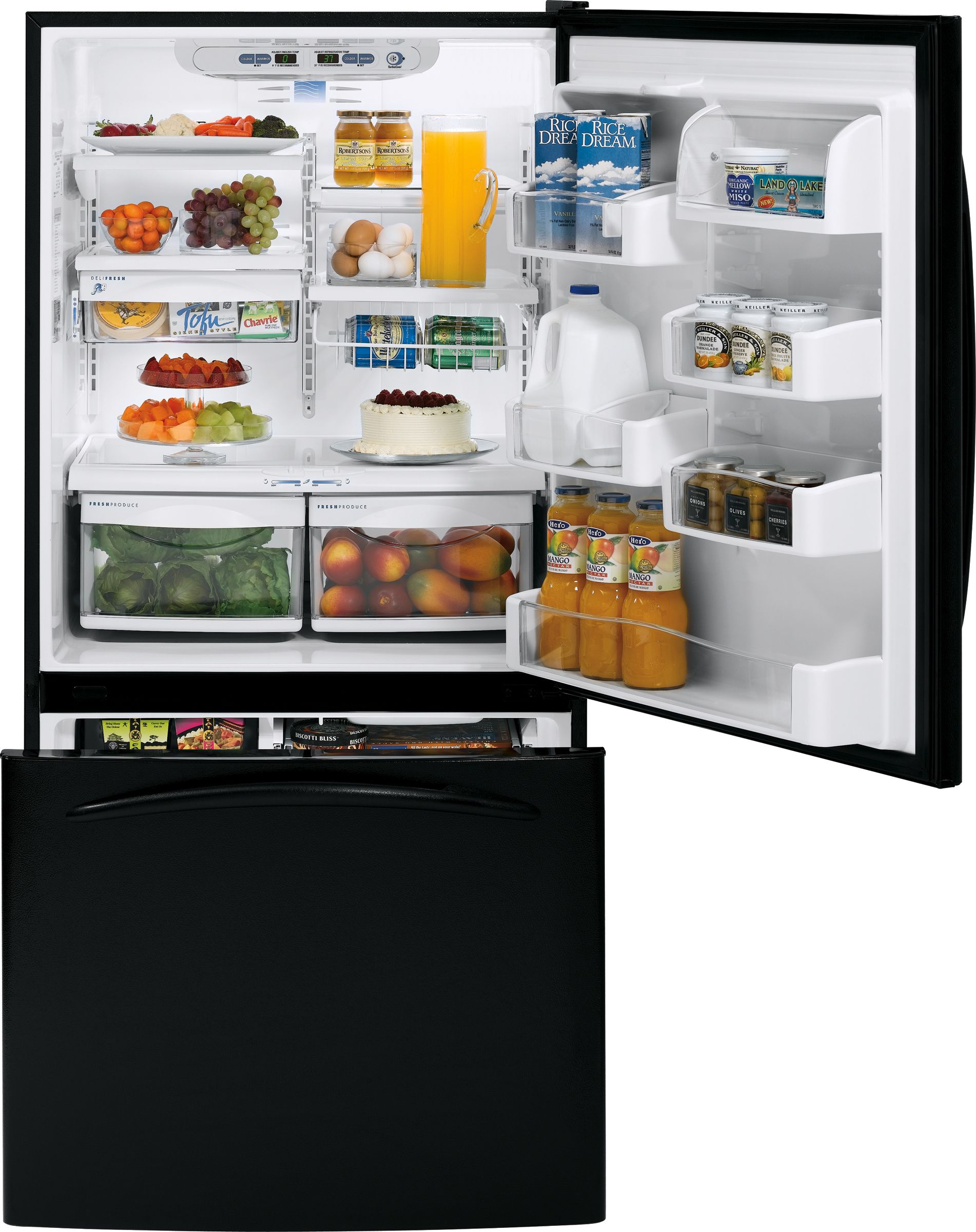 GE PDS22MHRBWW Bottom-Mount Refrigerator