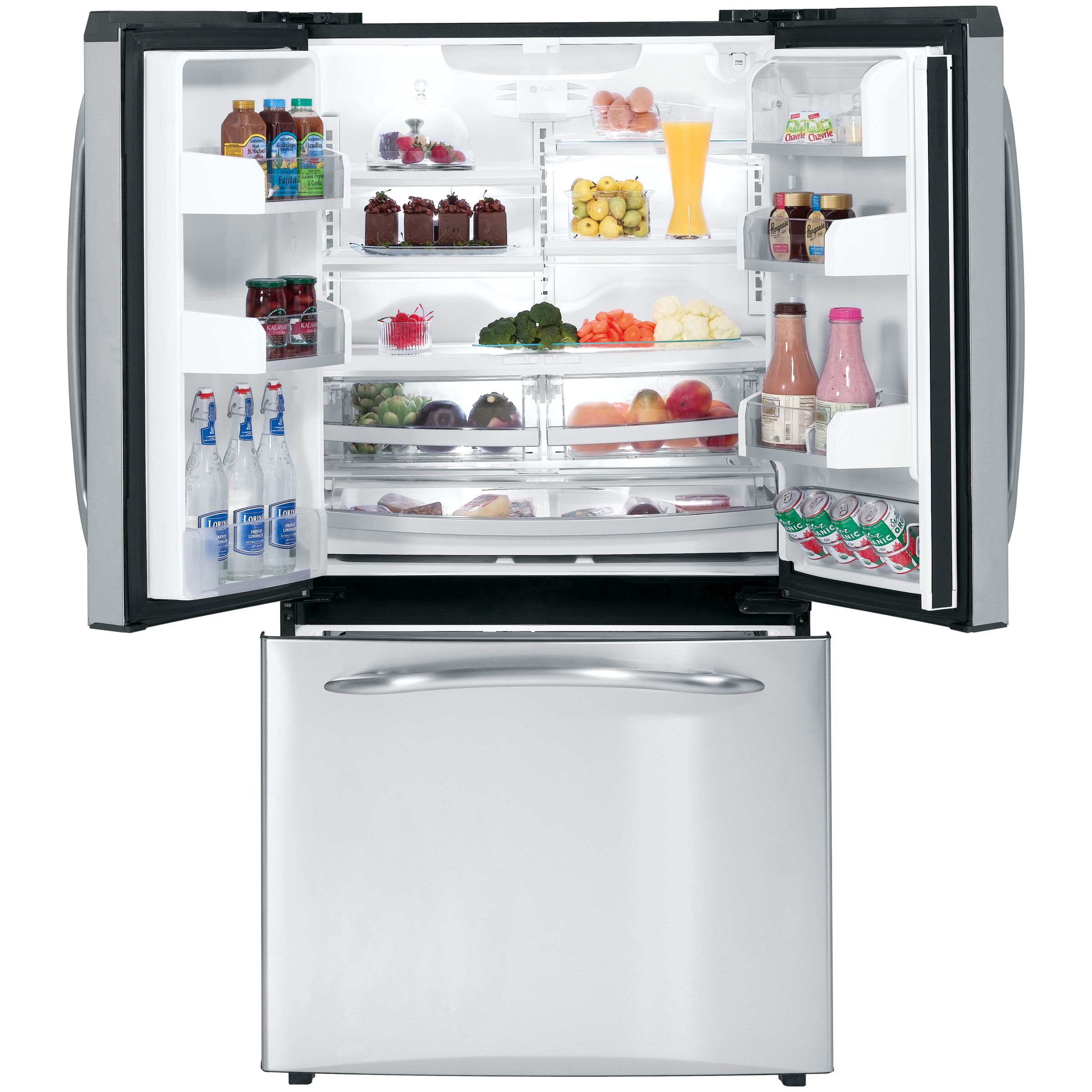 GE PFCS1NJWASS Bottom-Mount Refrigerator