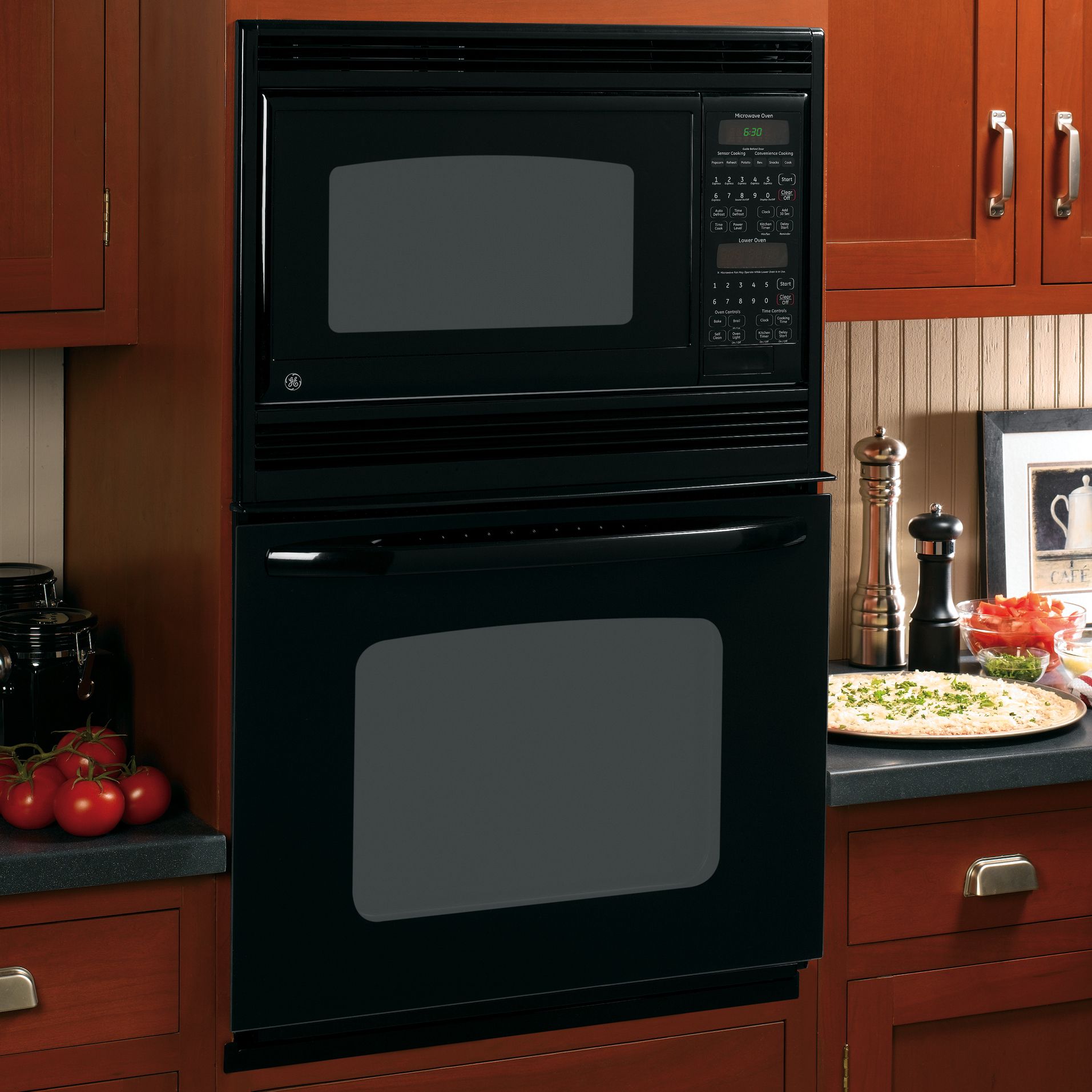 GE JKP90BM4BB Built-In Oven with Microwave