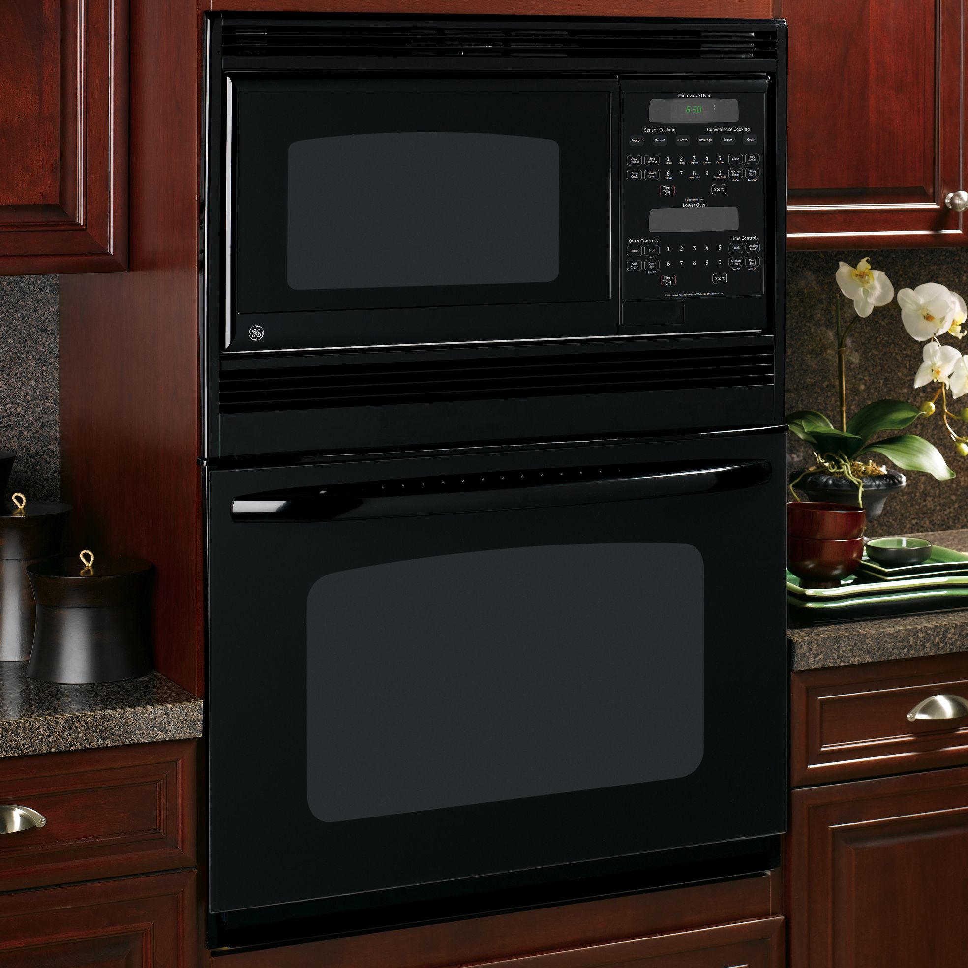 GE JTP90BM1BB Built-In Oven with Microwave