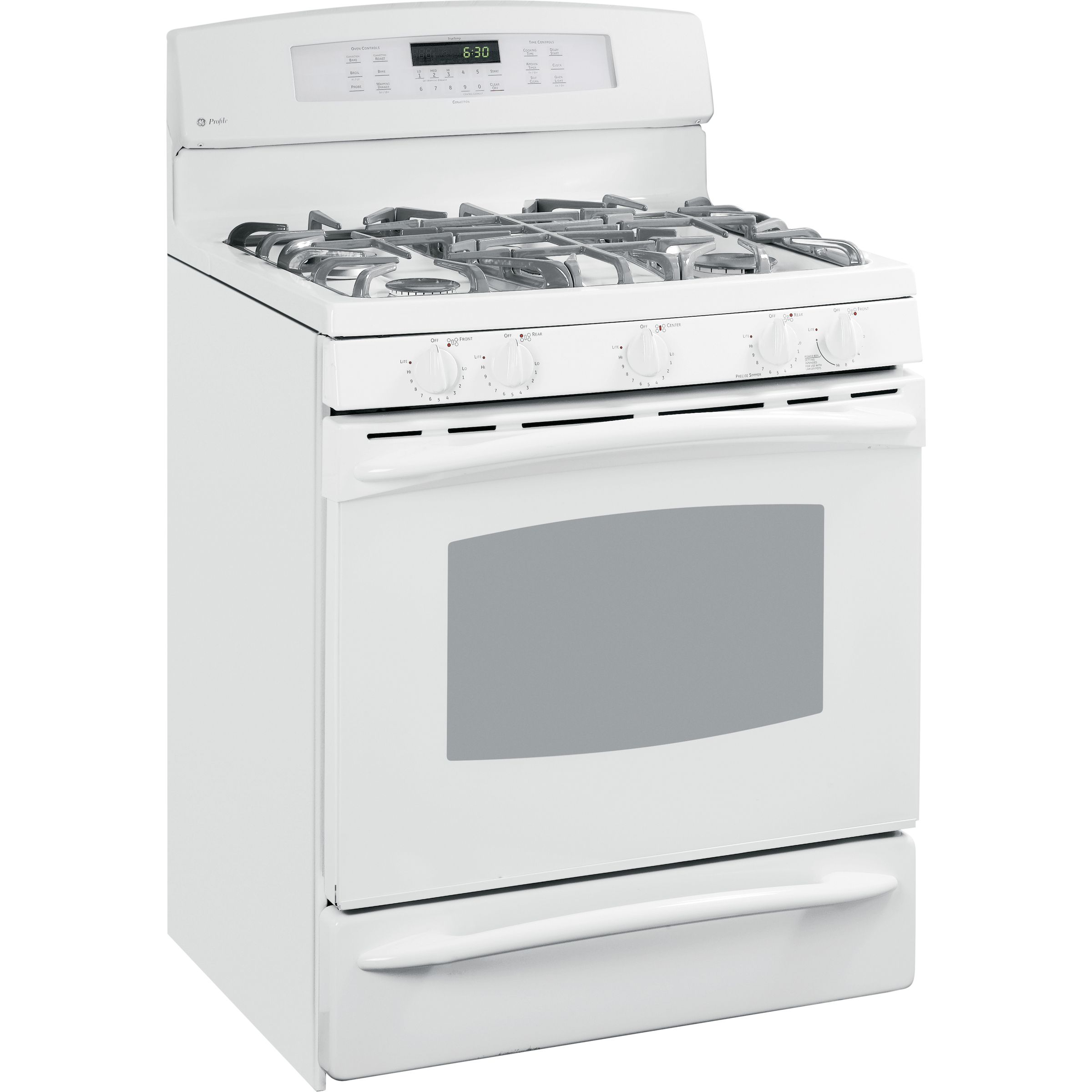 GE PGB916DEM3WW Gas Range