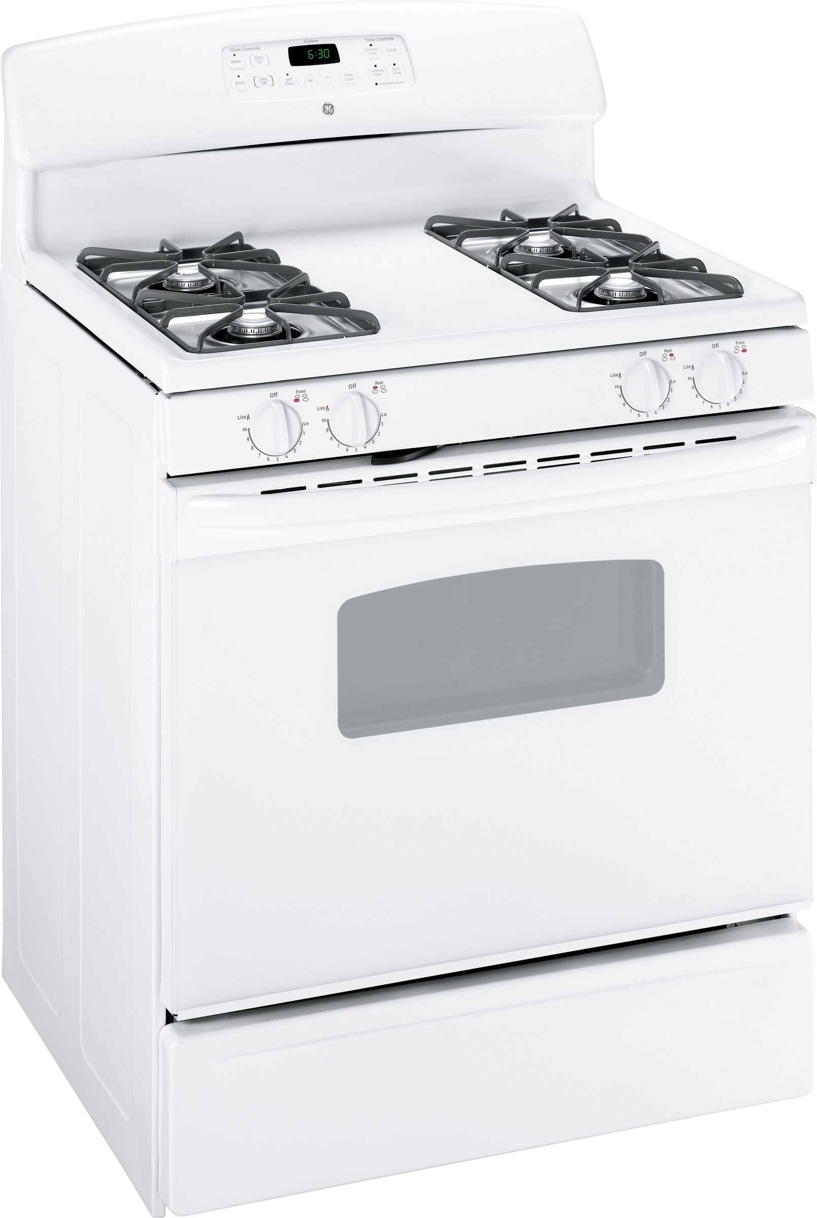 GE JGBP26DEM1WW Gas Range