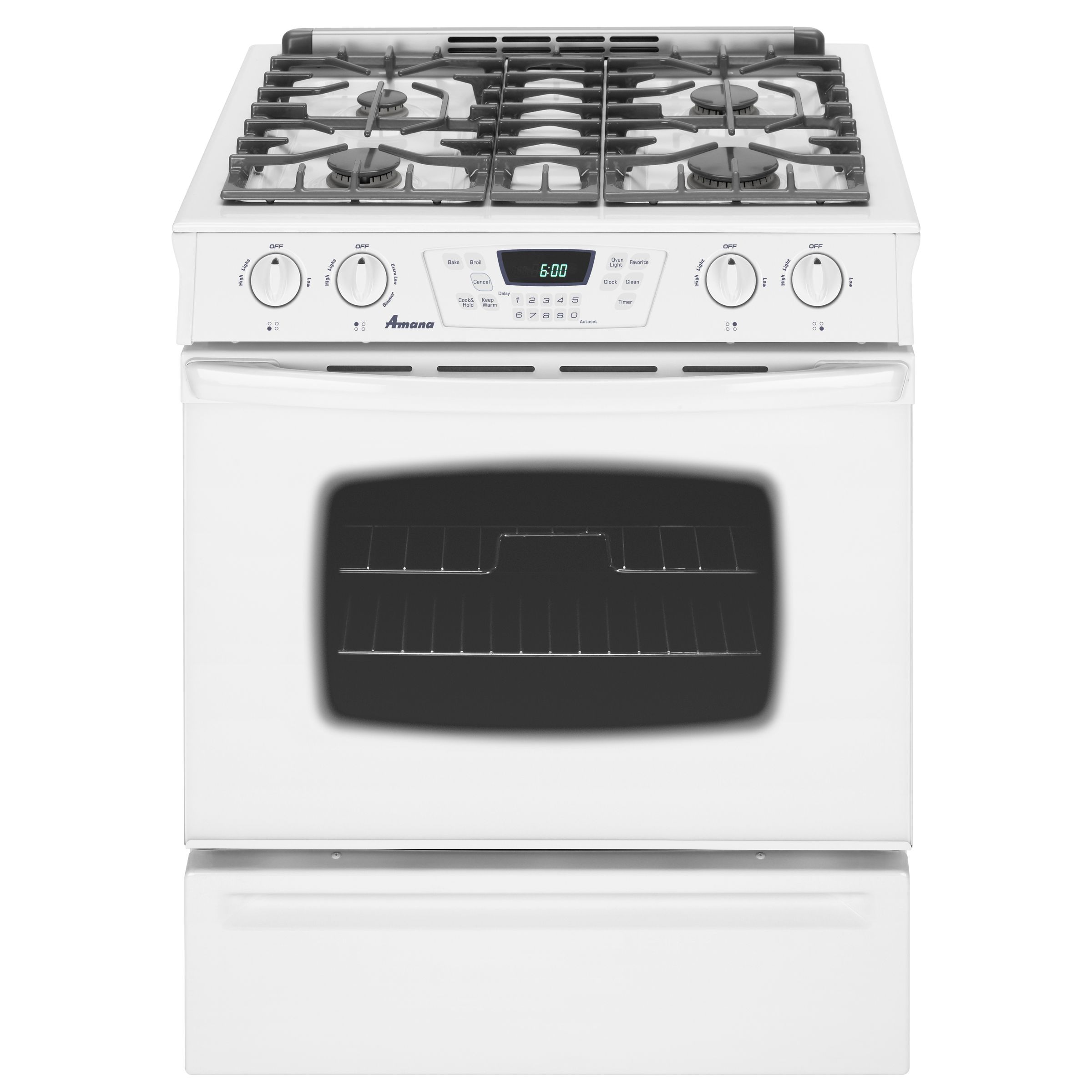Amana AGS5730BDW Gas Slide-In Range
