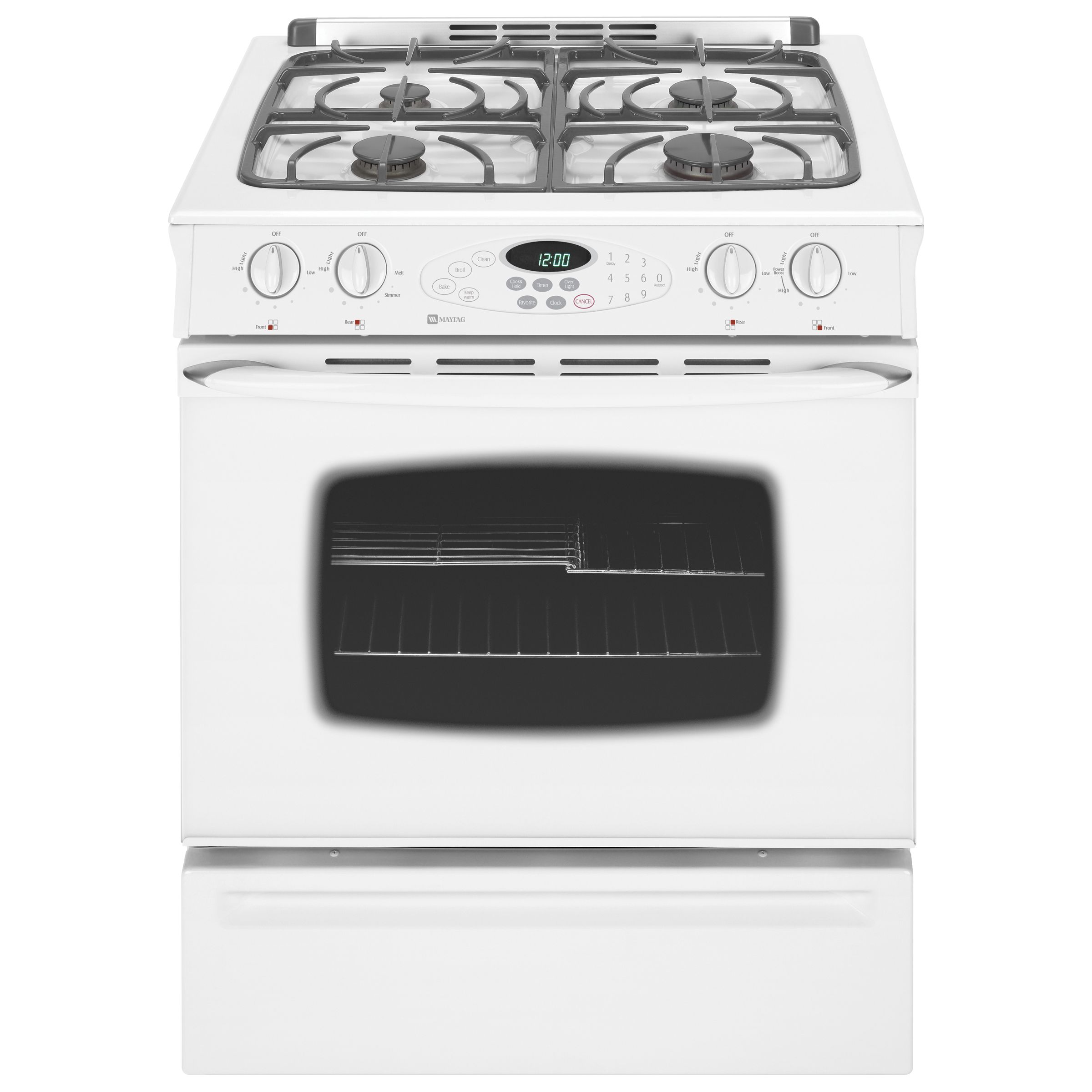Maytag MGS5775BDW19 30" Gas Slide-In Range
