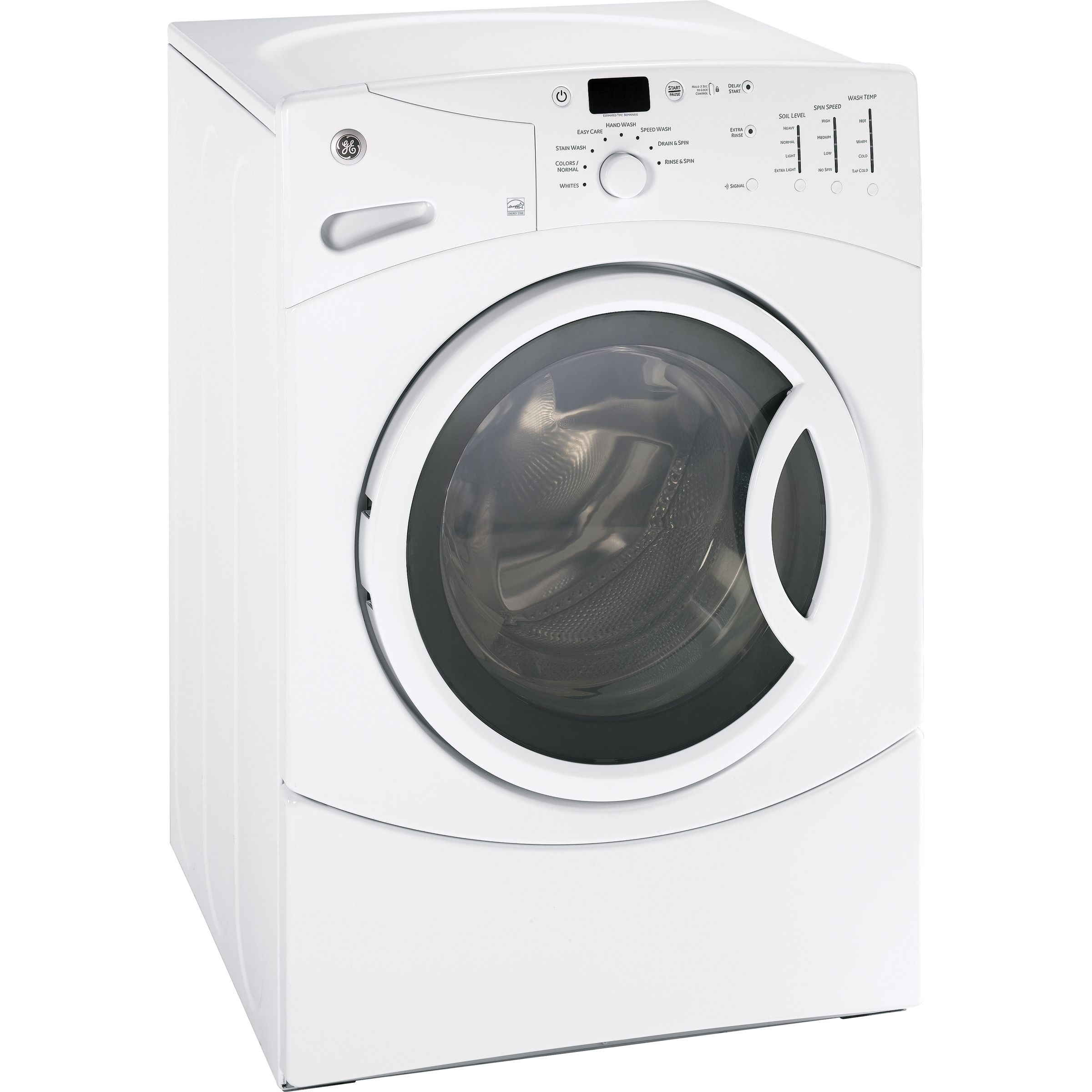GE WBVH5100H1WW Washer