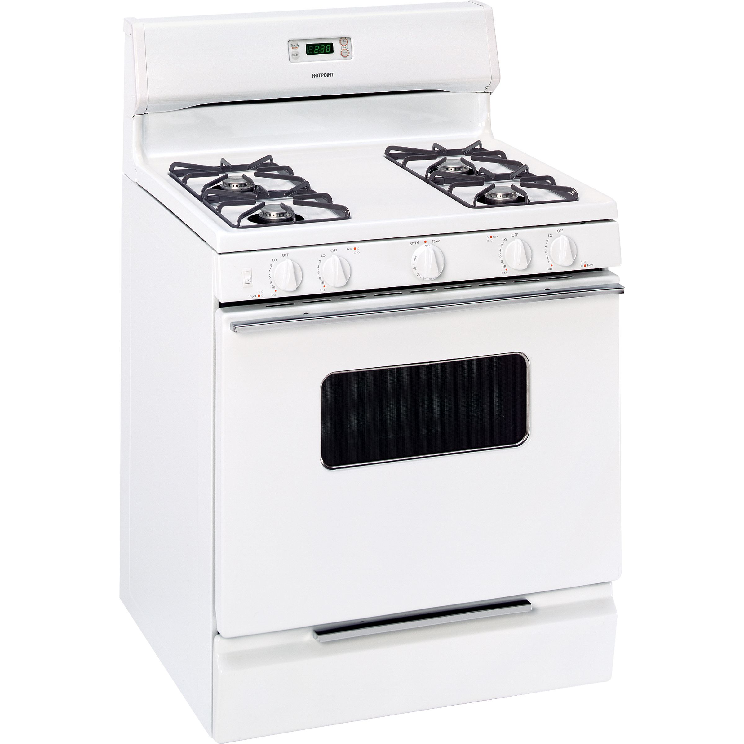 Hotpoint RGB528PEH3WW Gas Range