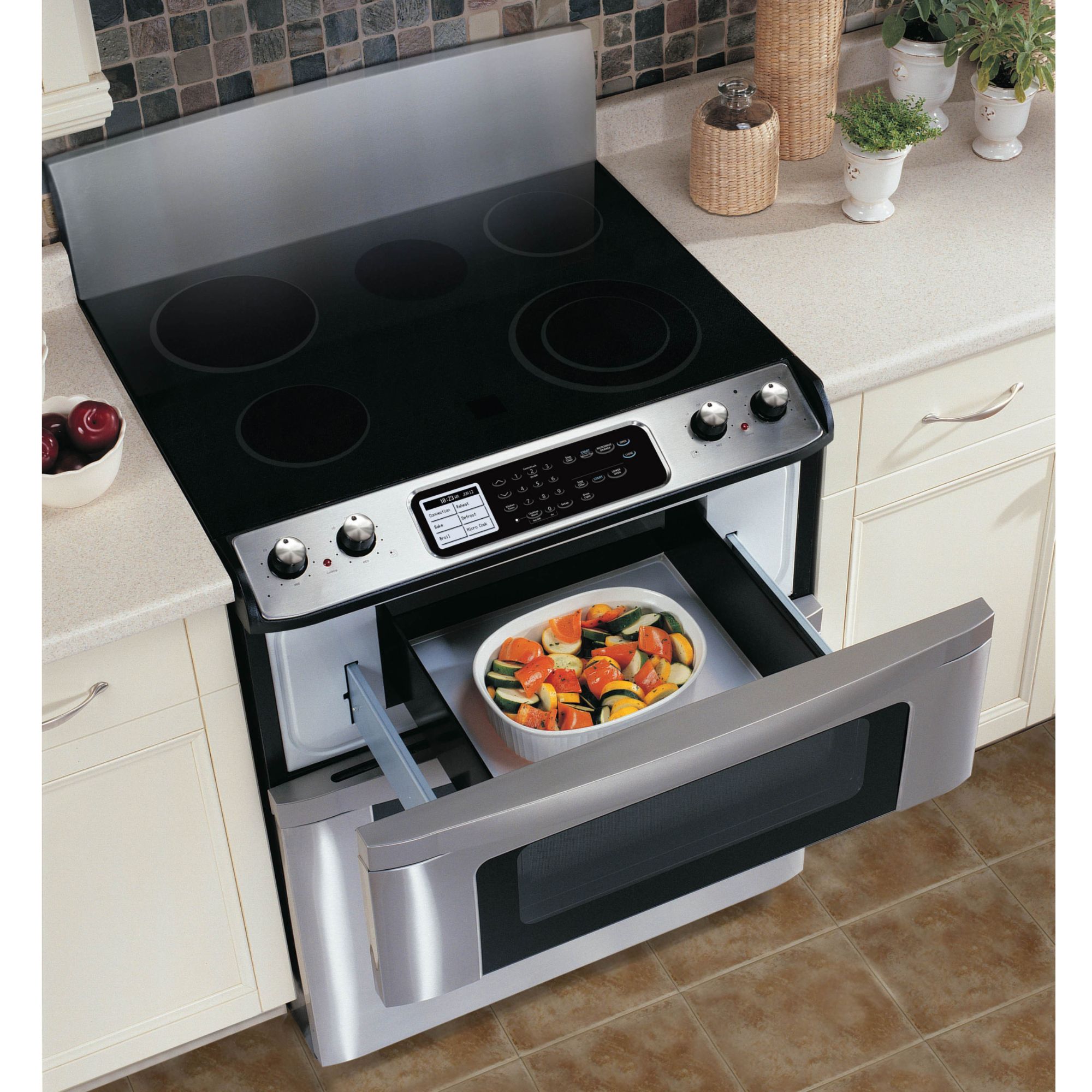 Sharp KB-3425LS Electric Range with Microwave Drawer