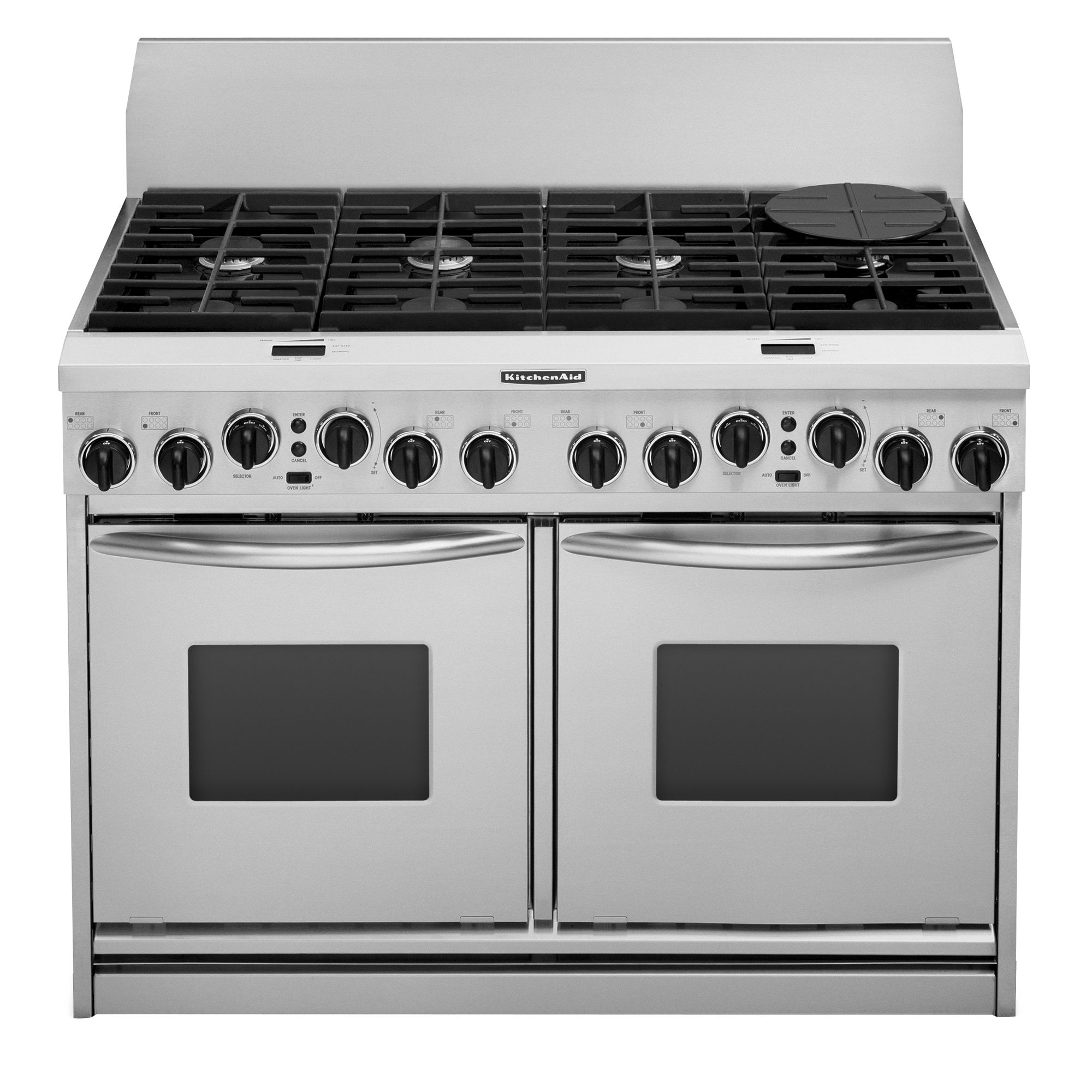 KitchenAid KDRP487MSS00 Dual-Fuel Freestanding Range