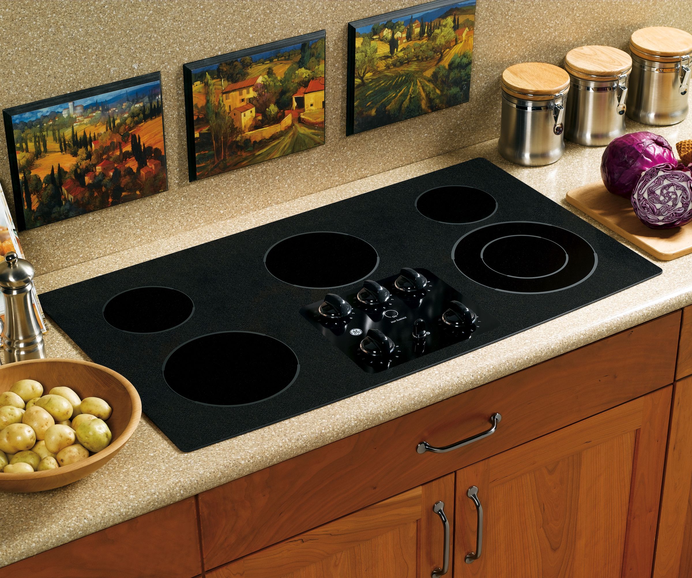 GE JP655BM2BB Electric Cooktop