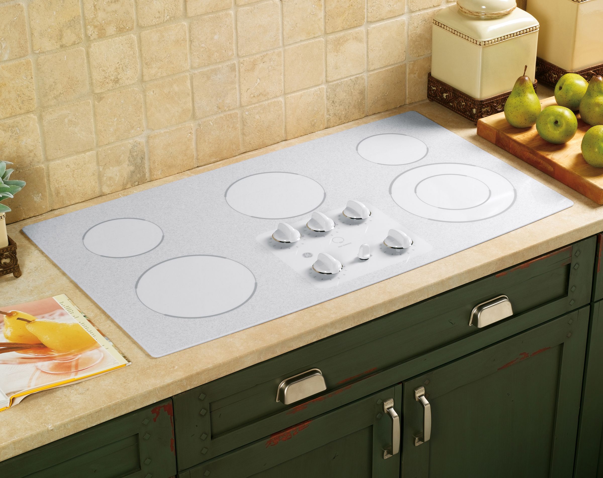 GE JP655TM2WW Electric Cooktop