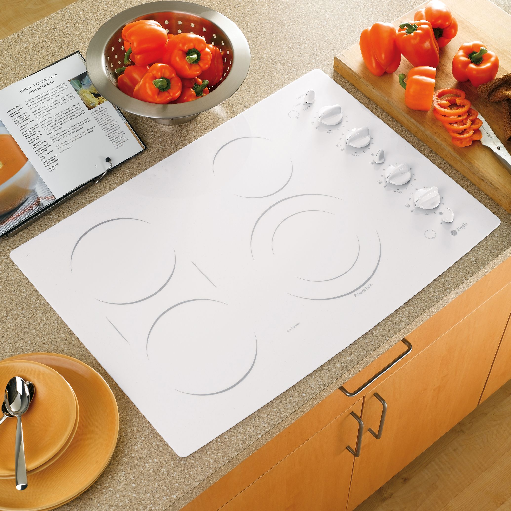 GE PP932TM1WW Electric Cooktop