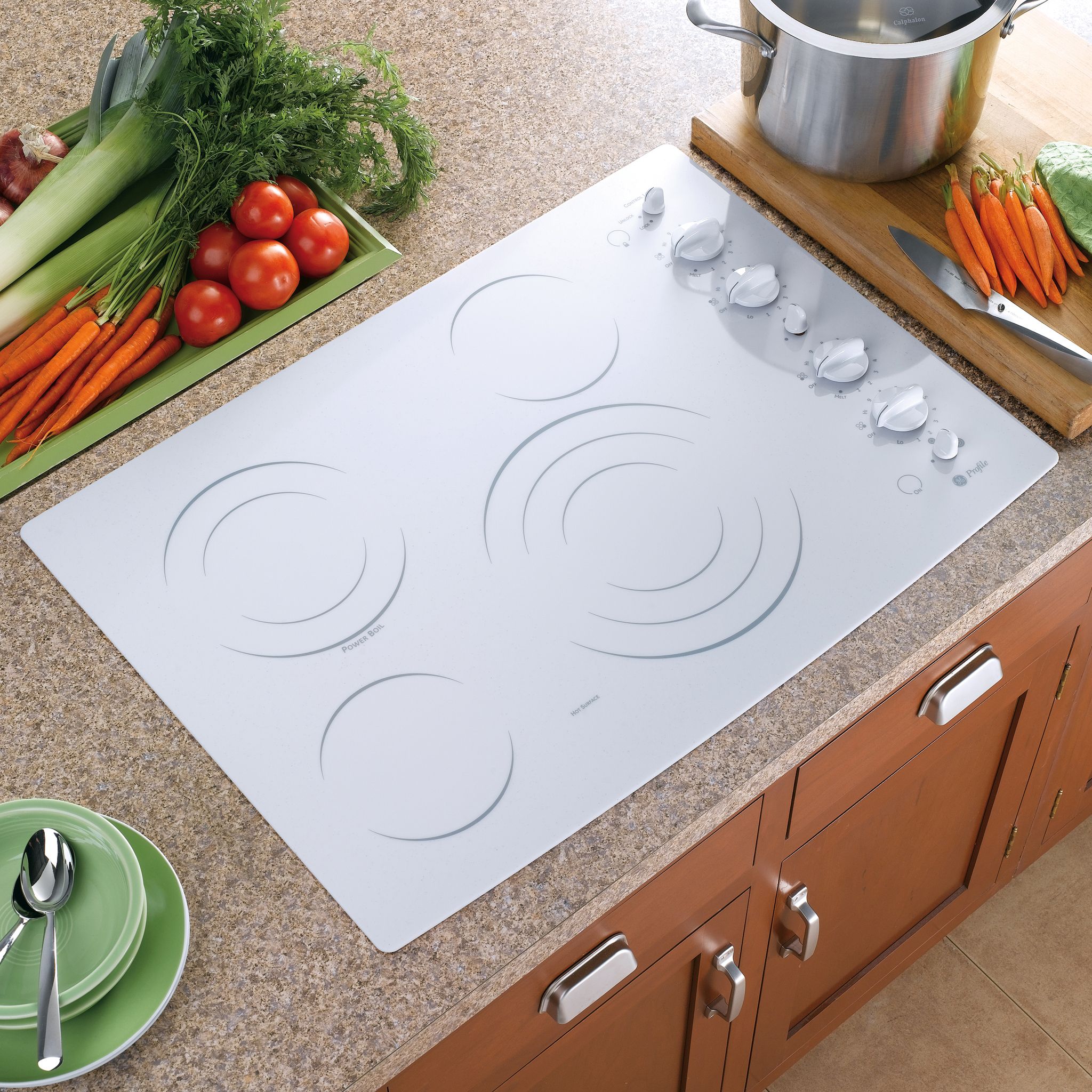GE PP942TM3WW Electric Cooktop