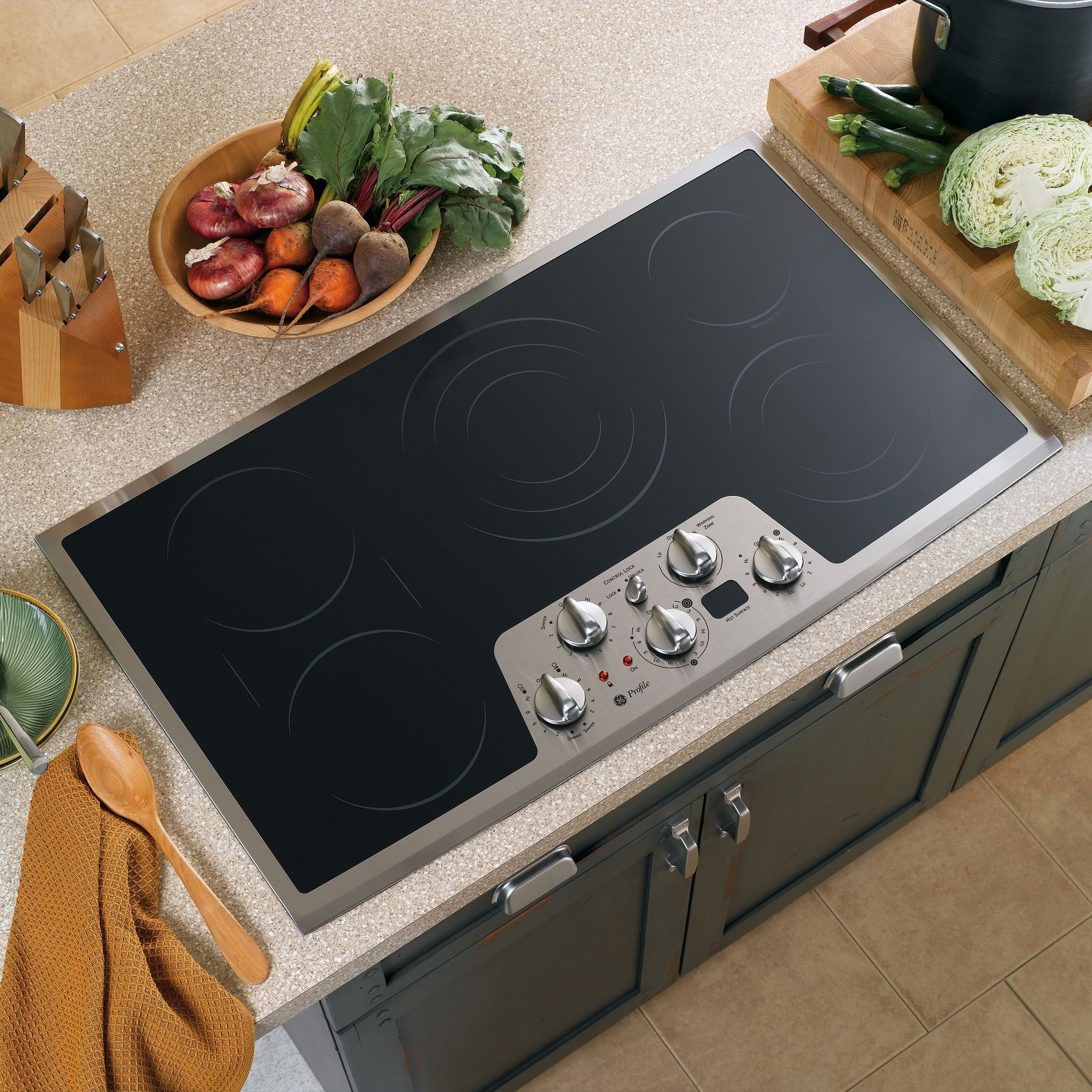 GE PP962SM3SS Electric Cooktop