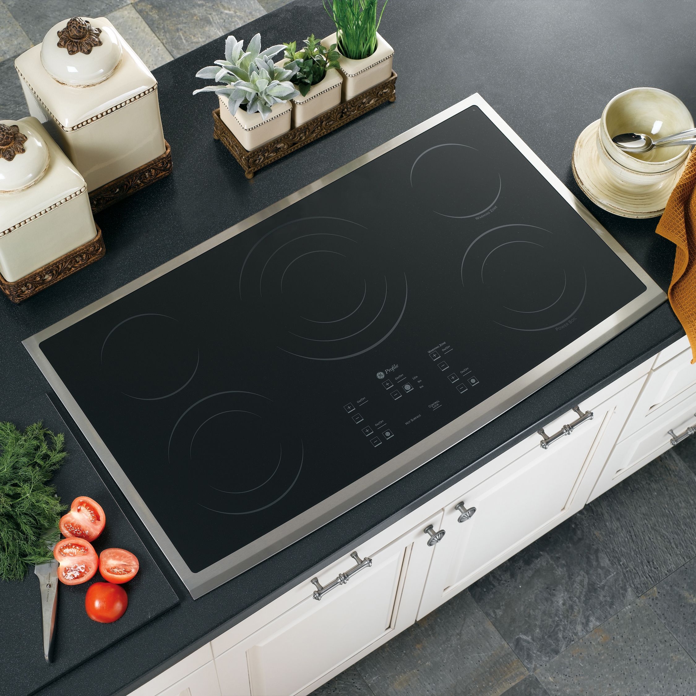 GE PP975SM2SS Electric Cooktop