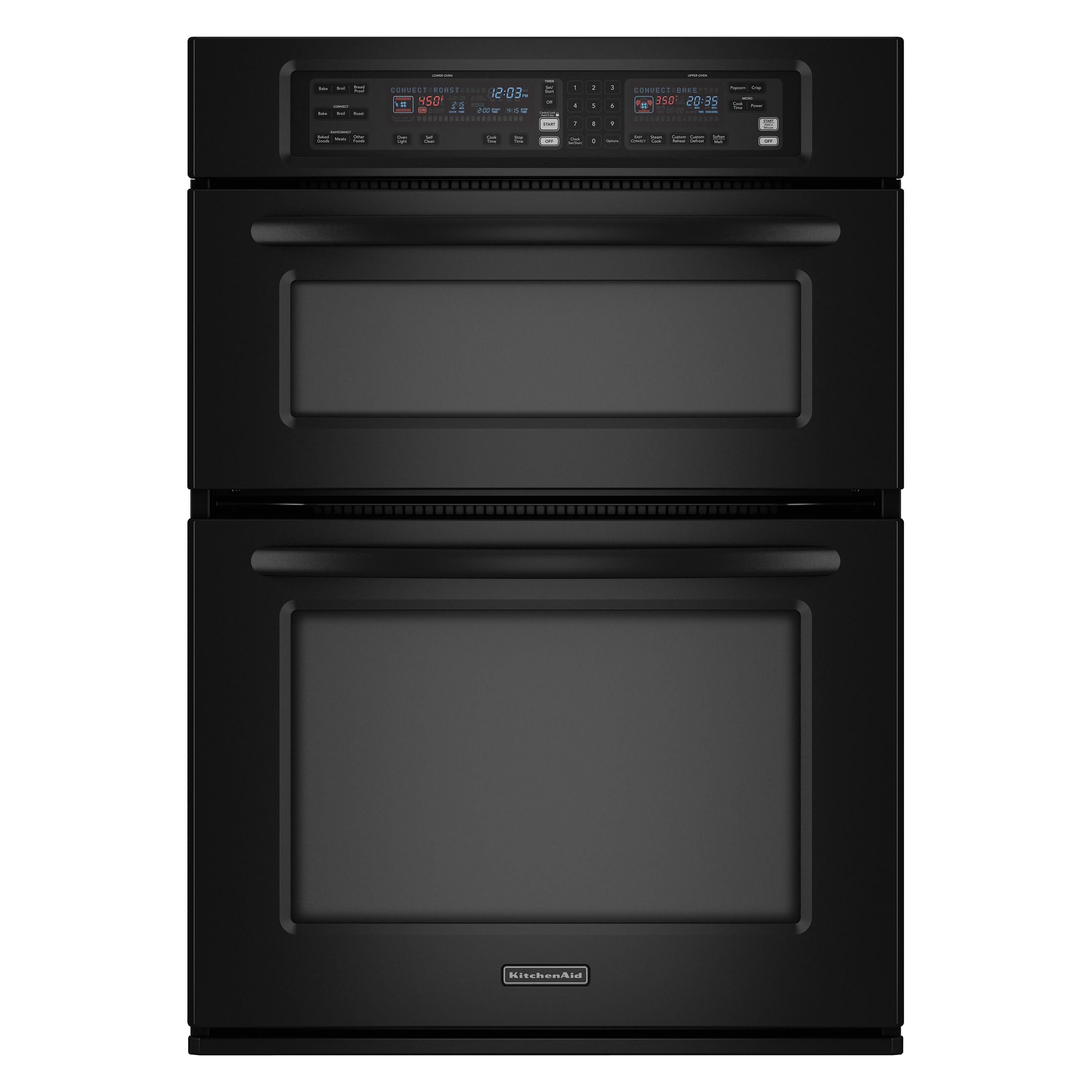 KitchenAid KEMS378SBL04 27" Electric Built-In Oven/Microwave Combo