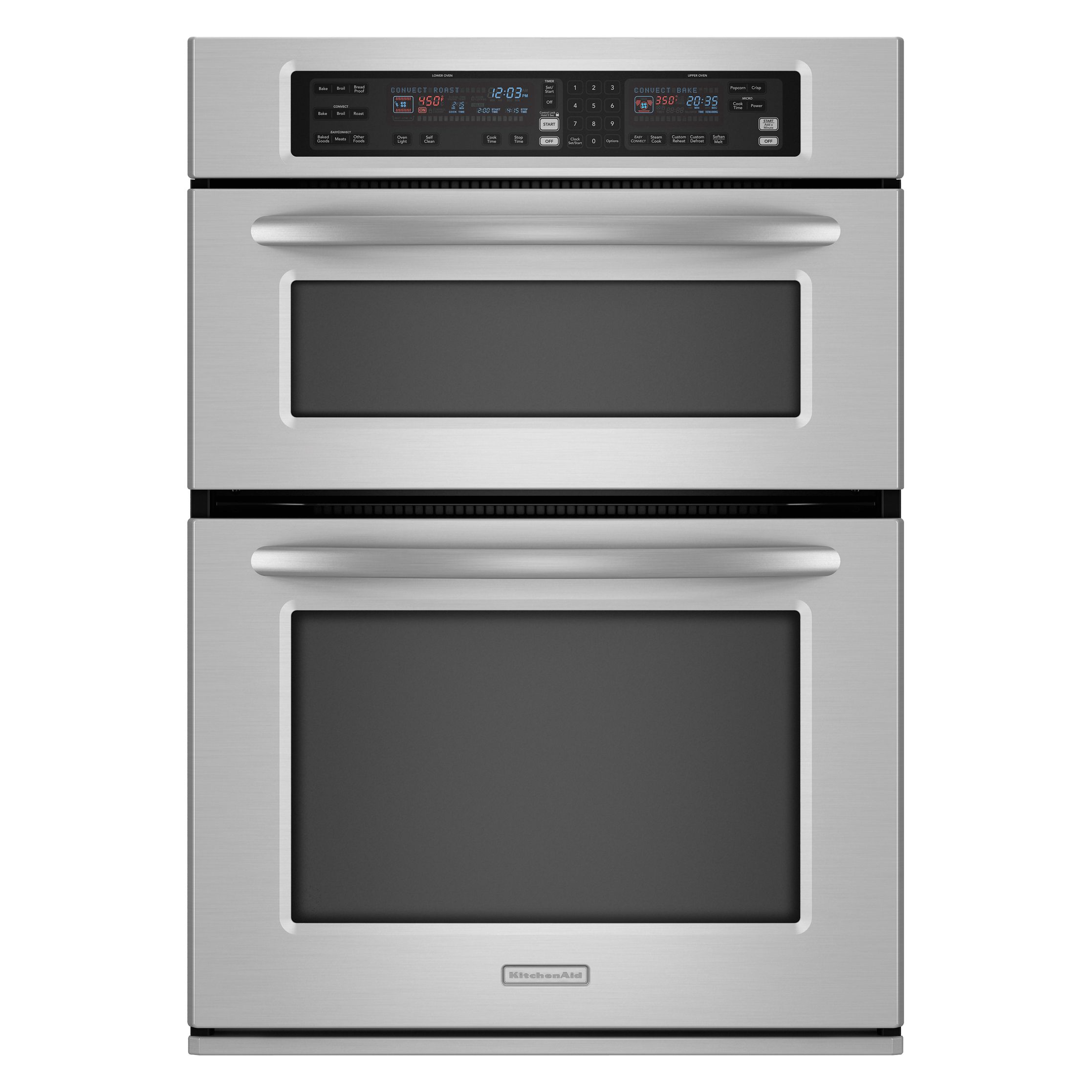 KitchenAid KEMS378SSS04 27" Electric Built-In Oven/Microwave Combo