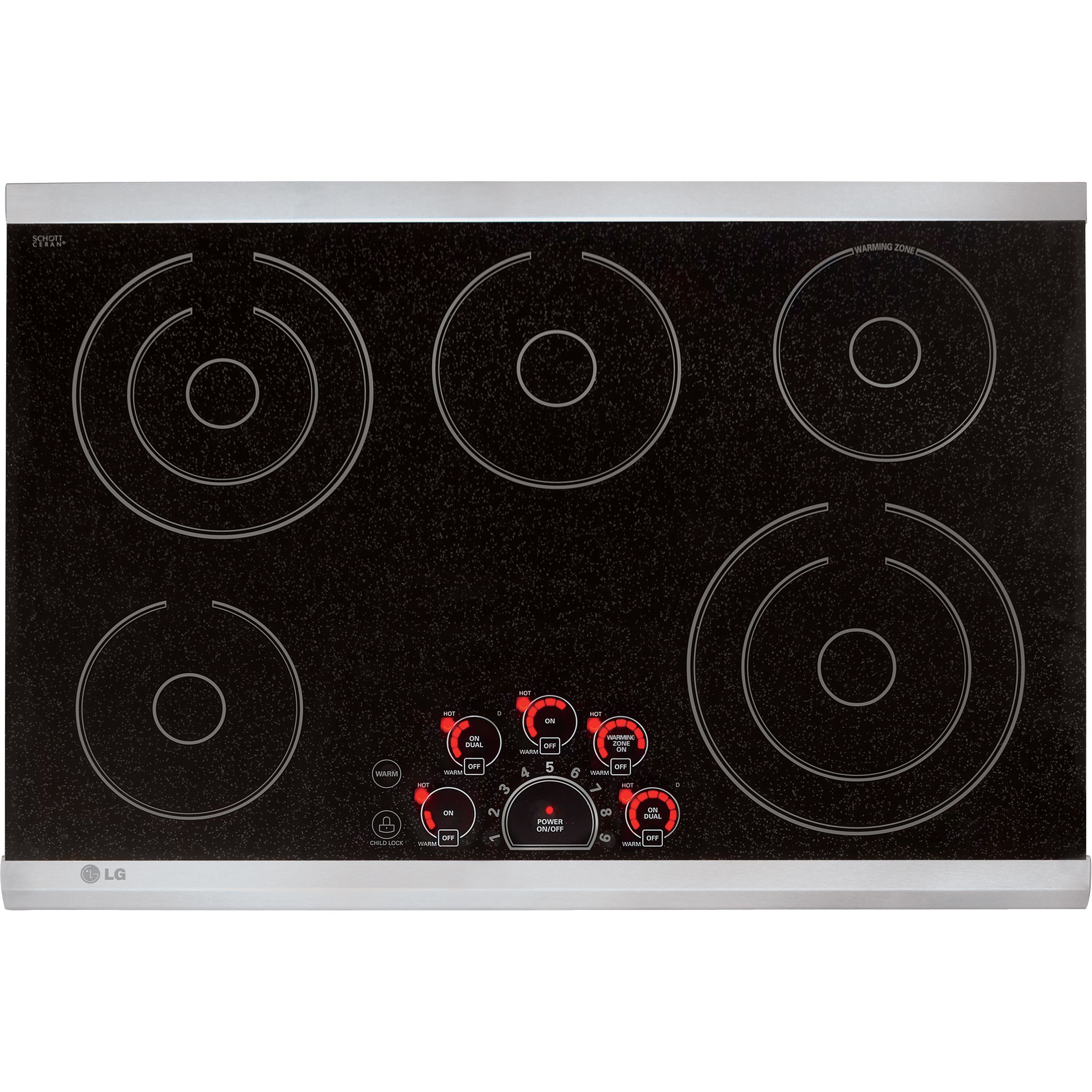 LG LCE3081ST Cooktop