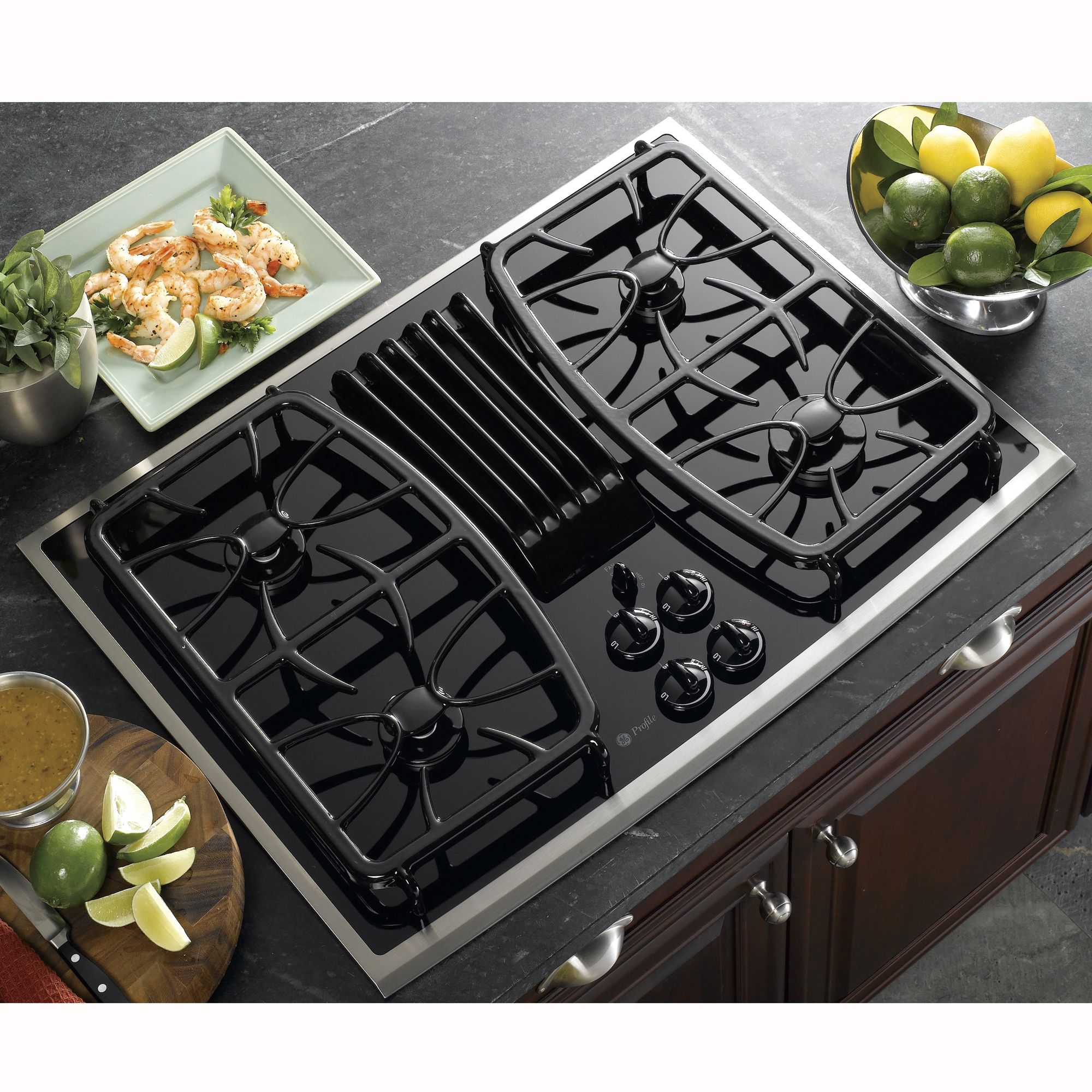 GE PGP989SN2SS Gas Cooktop