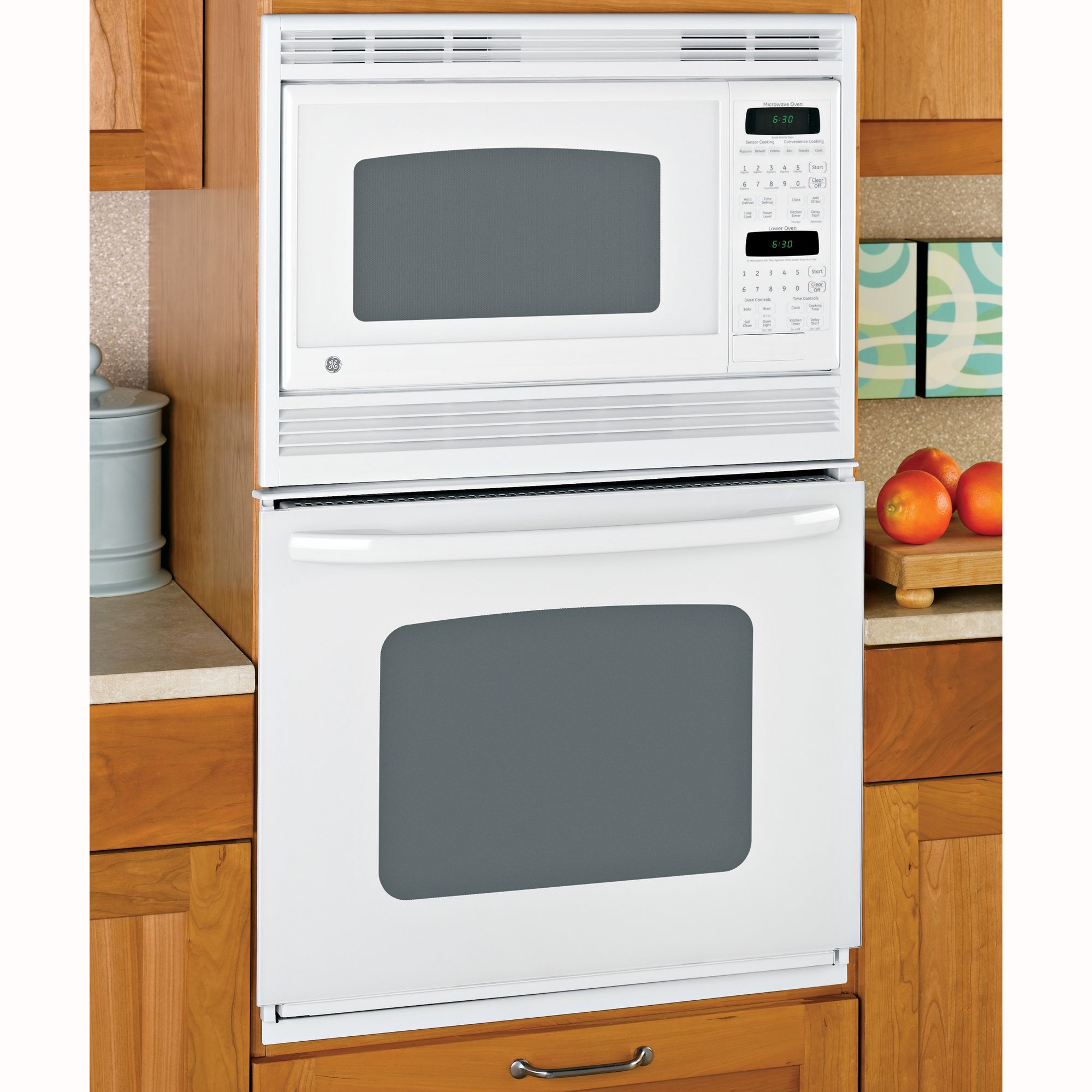 GE JKP90DP1WW Wall Oven with Microwave