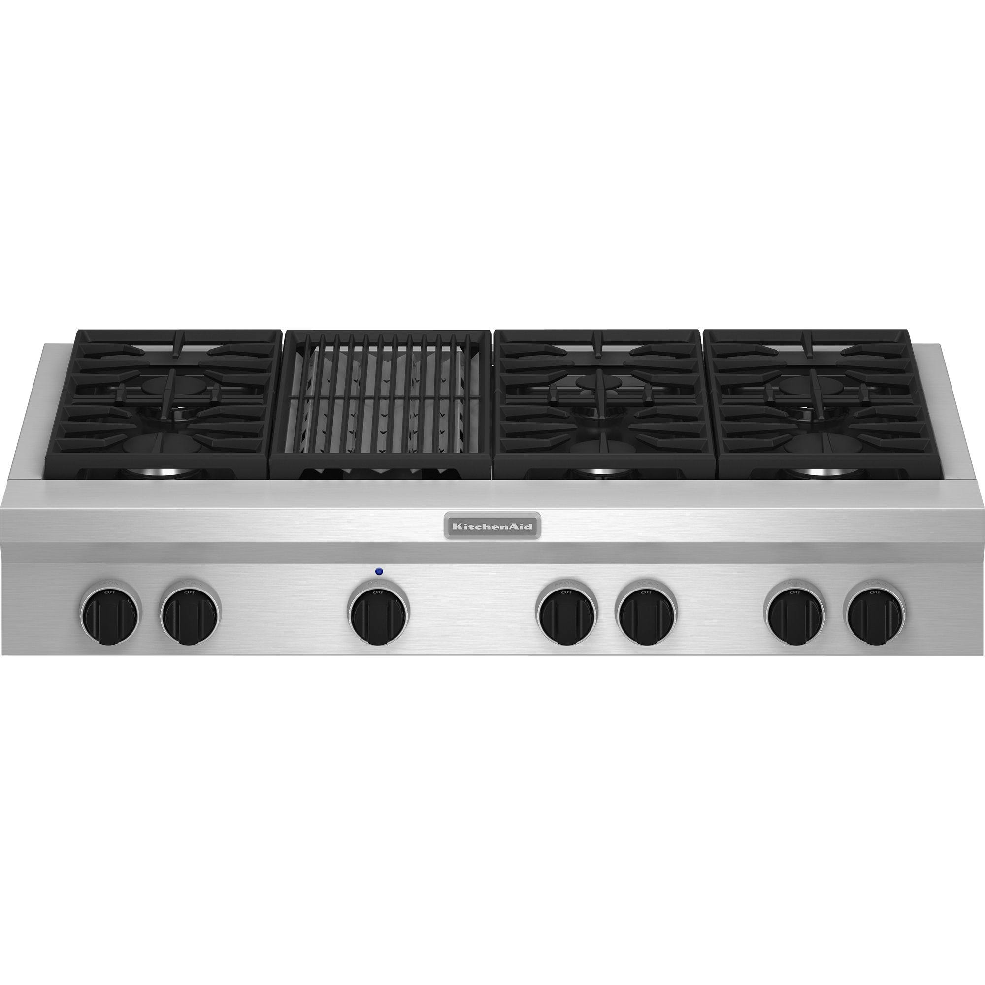48" Professional Cooktop & Grill (Stainless) logo