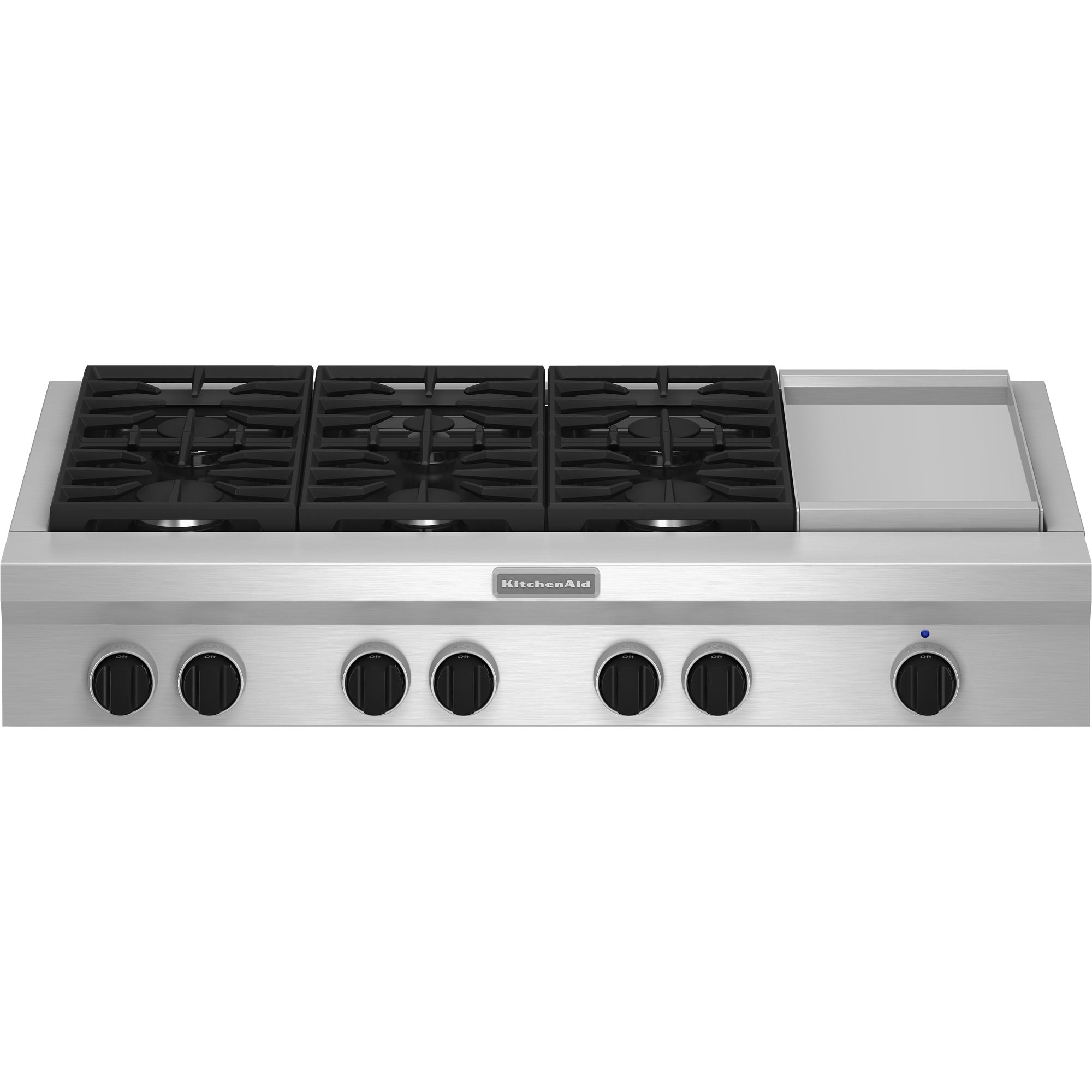 48" Professional Cooktop & Griddle (Stainless) logo