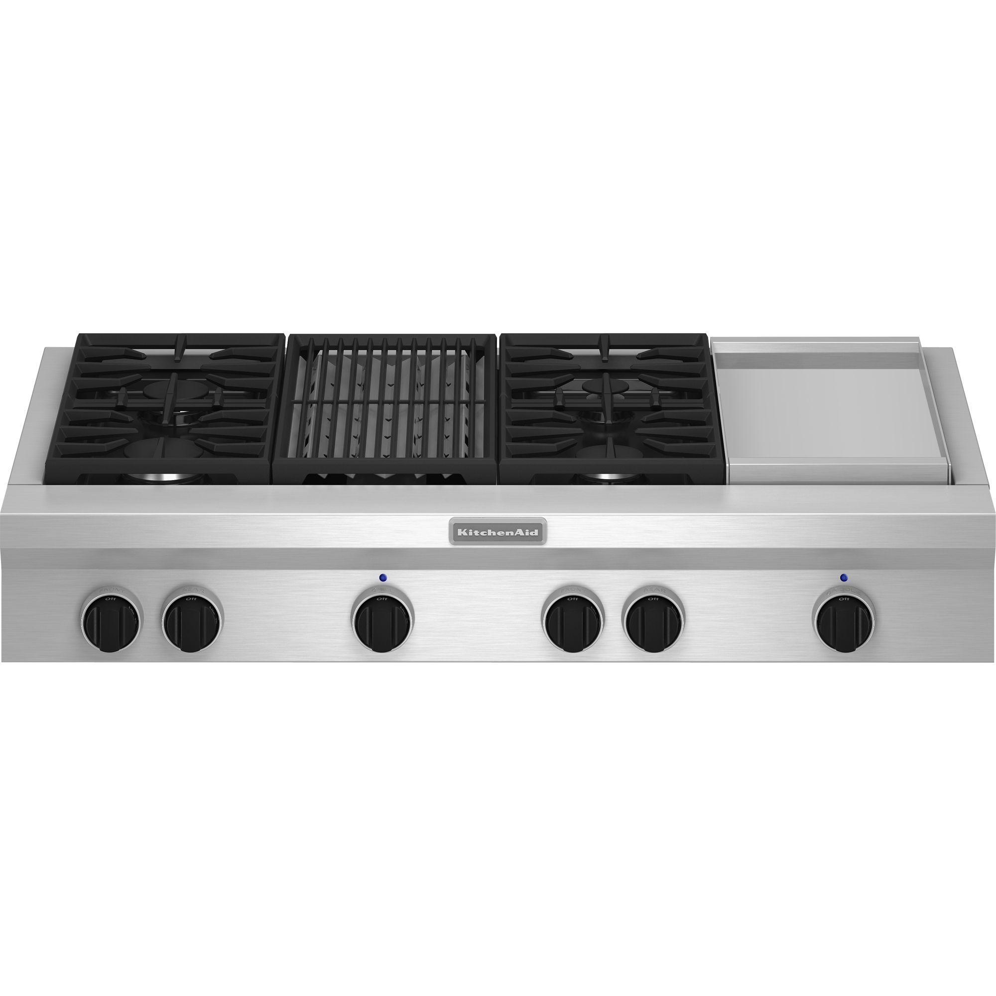 48" Professional Cooktop Grill & Griddle (Stainless) logo